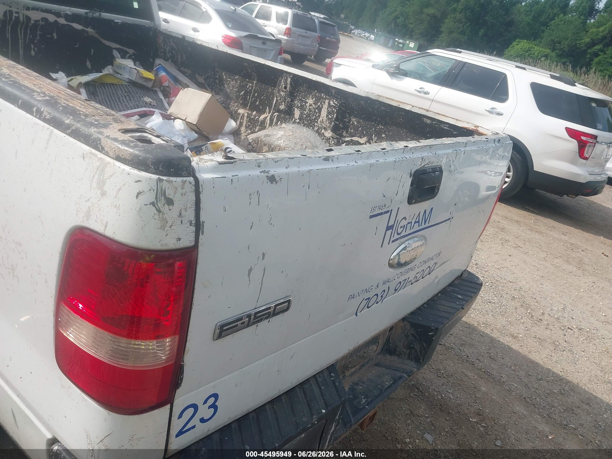 2007 Ford F-150 Stx/xl/xlt White vin: 1FTRF12227NA12707