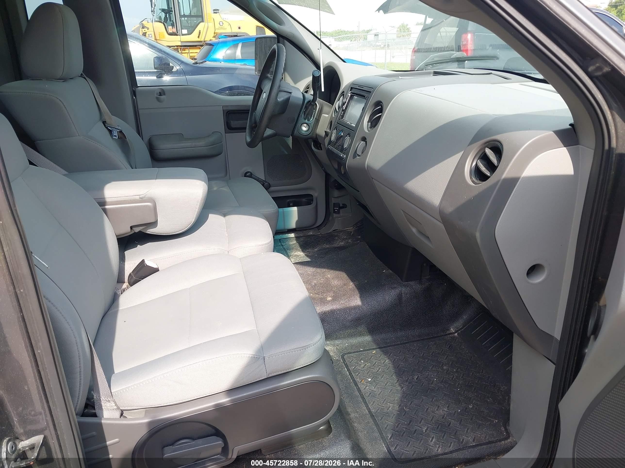 2007 Ford F-150 Stx/xl/xlt Gray vin: 1FTRF12227NA21472