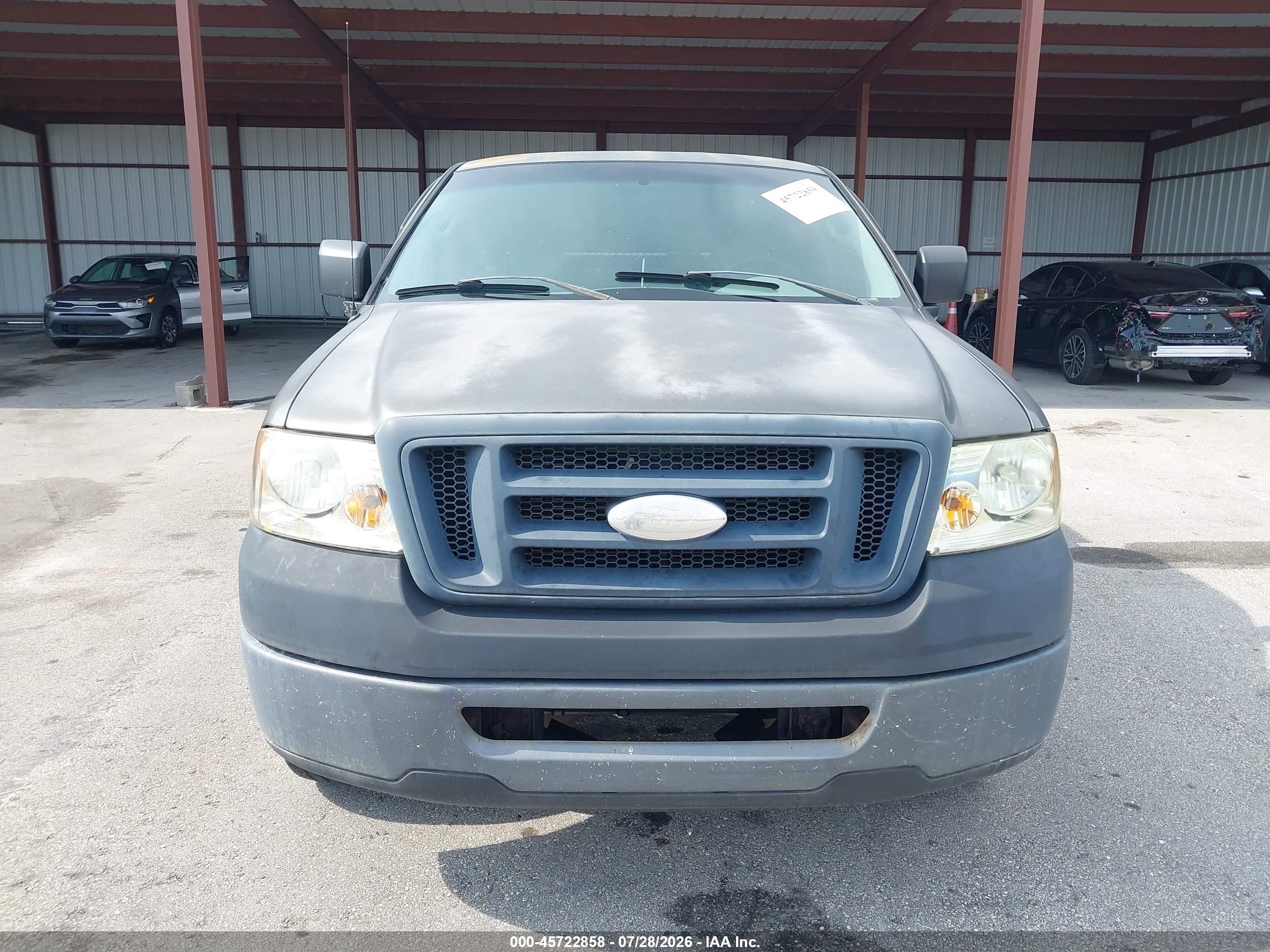 2007 Ford F-150 Stx/xl/xlt Gray vin: 1FTRF12227NA21472
