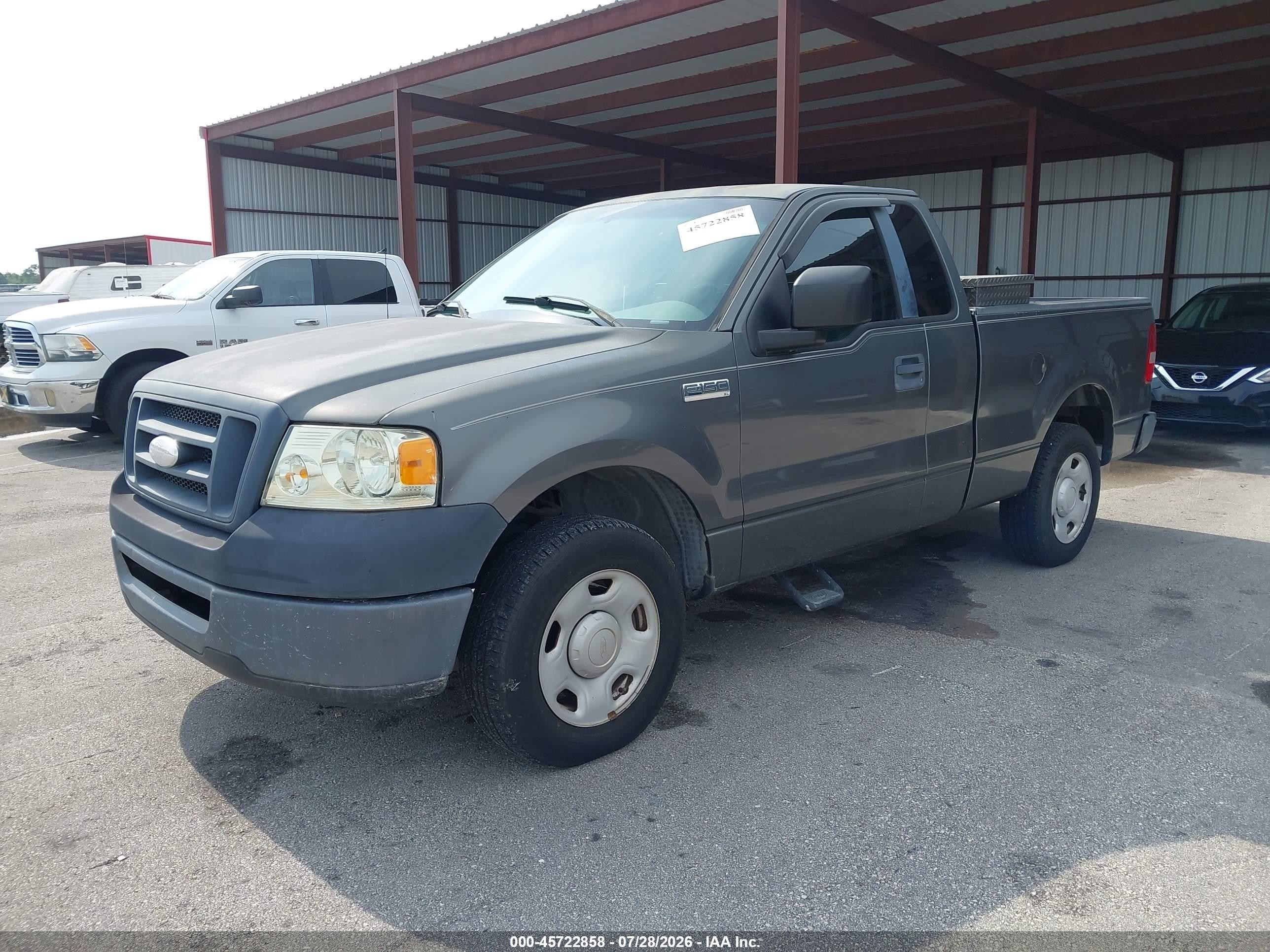 2007 Ford F-150 Stx/xl/xlt Gray vin: 1FTRF12227NA21472