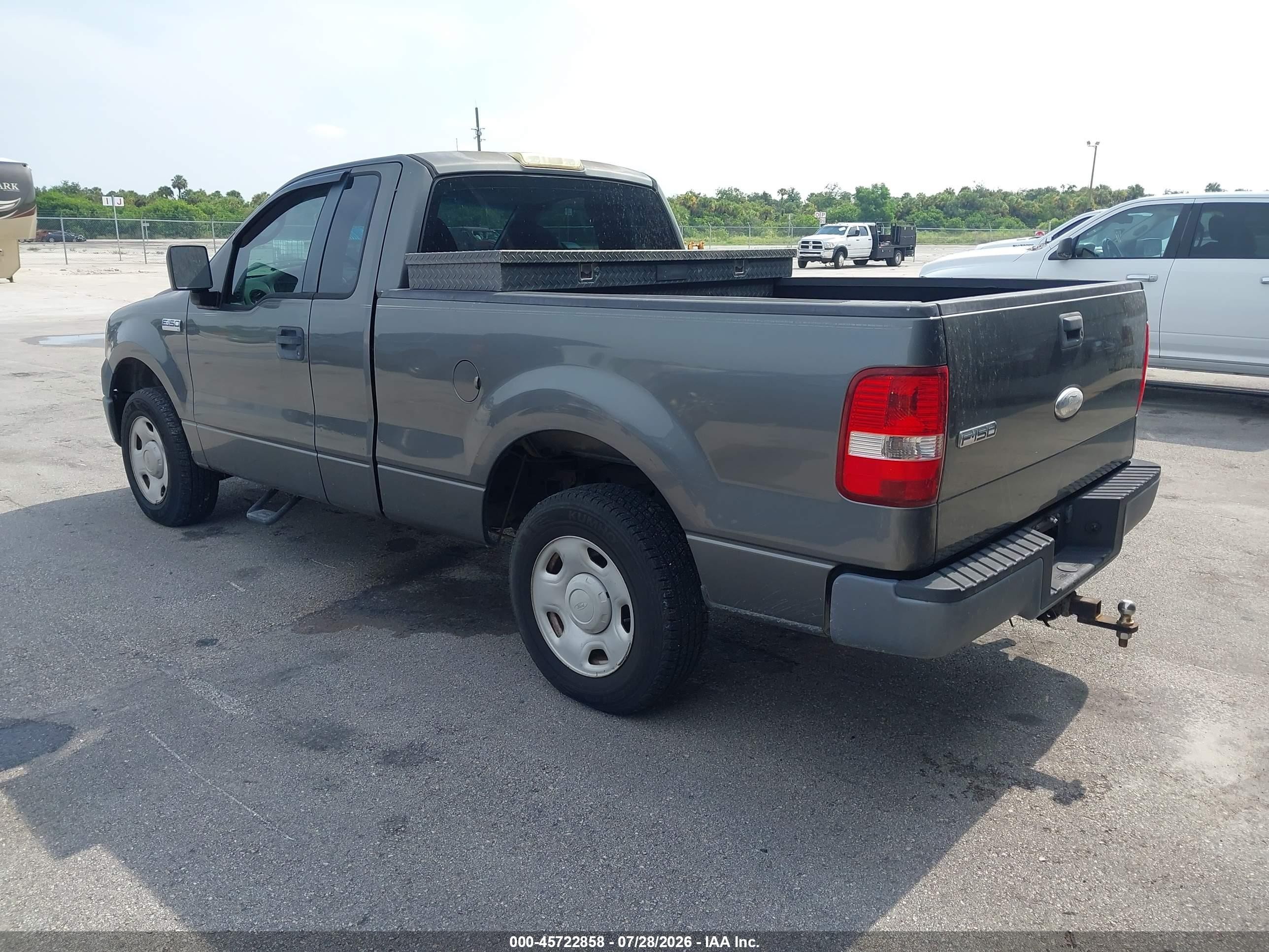 2007 Ford F-150 Stx/xl/xlt Gray vin: 1FTRF12227NA21472