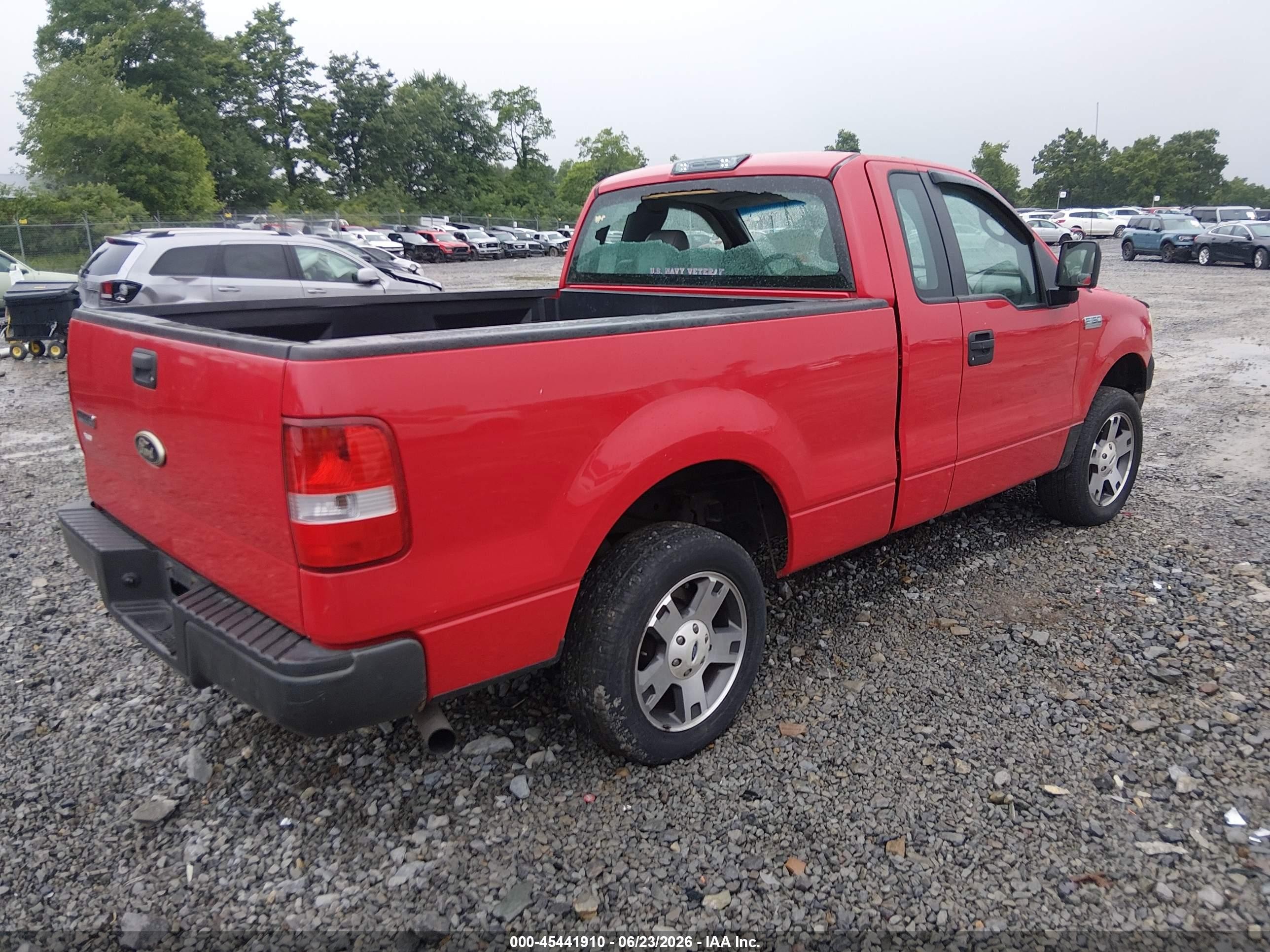2008 Ford F-150 Stx/xl/xlt Красный vin: 1FTRF12228KD61126