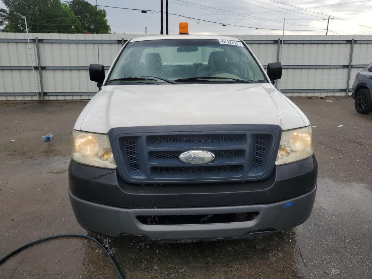 2008 Ford F150 White vin: 1FTRF12228KE14861 Damage: Front Metal Bumper Painted, Dent(S) W/ Paint Dmg, 2 To 3 Inches