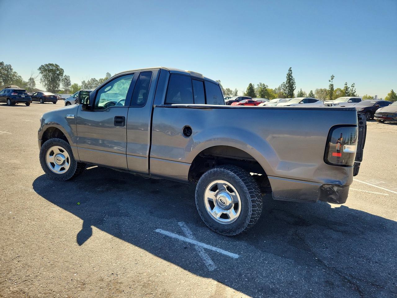 2005 Ford F150 Серый vin: 1FTRF12235NC02903