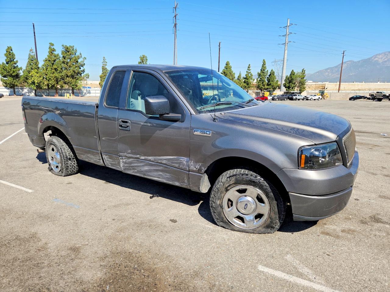 2005 Ford F150 Серый vin: 1FTRF12235NC02903