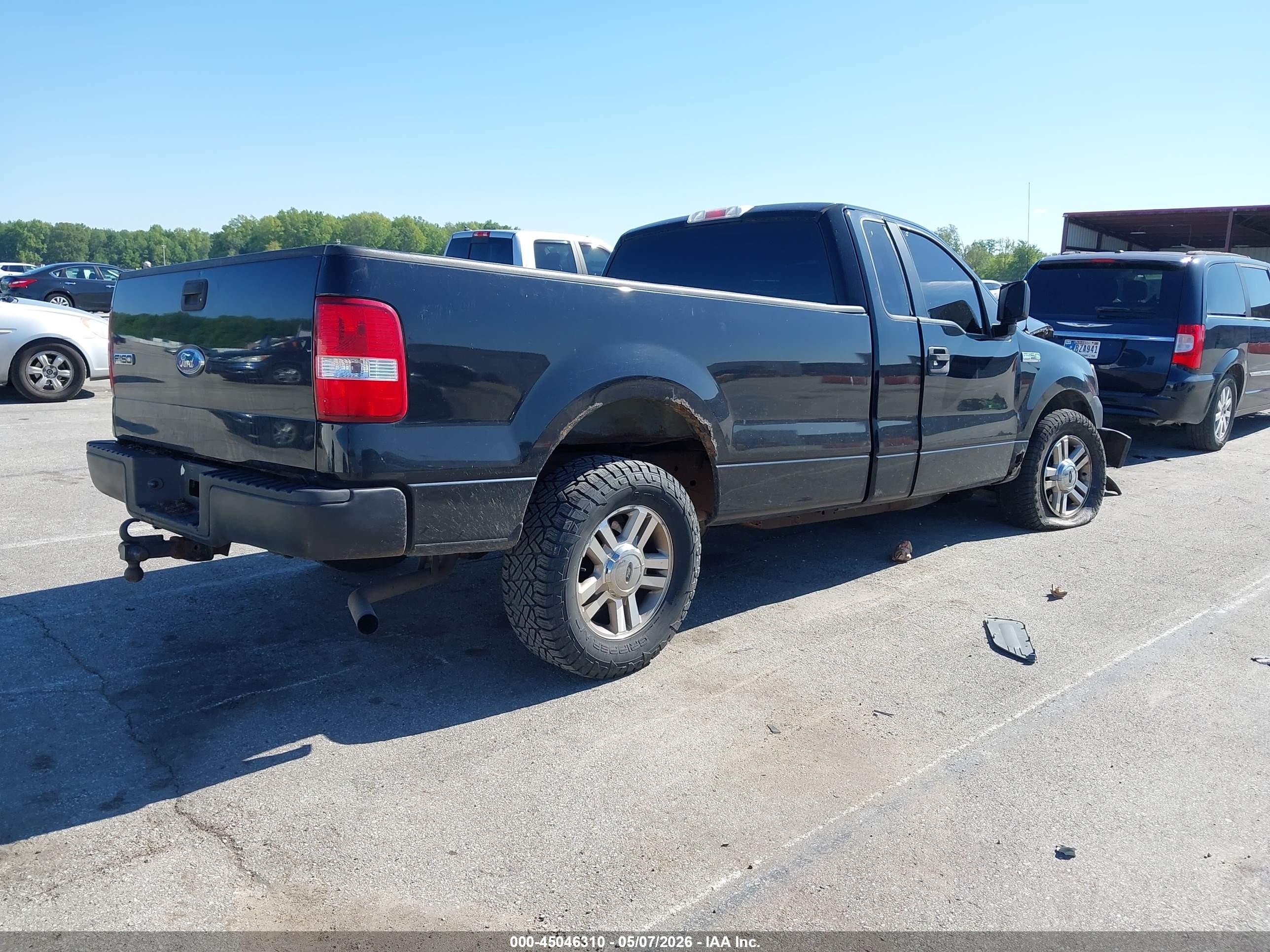 2006 Ford F-150 Stx/xl/xlt Черный vin: 1FTRF12236KB12556