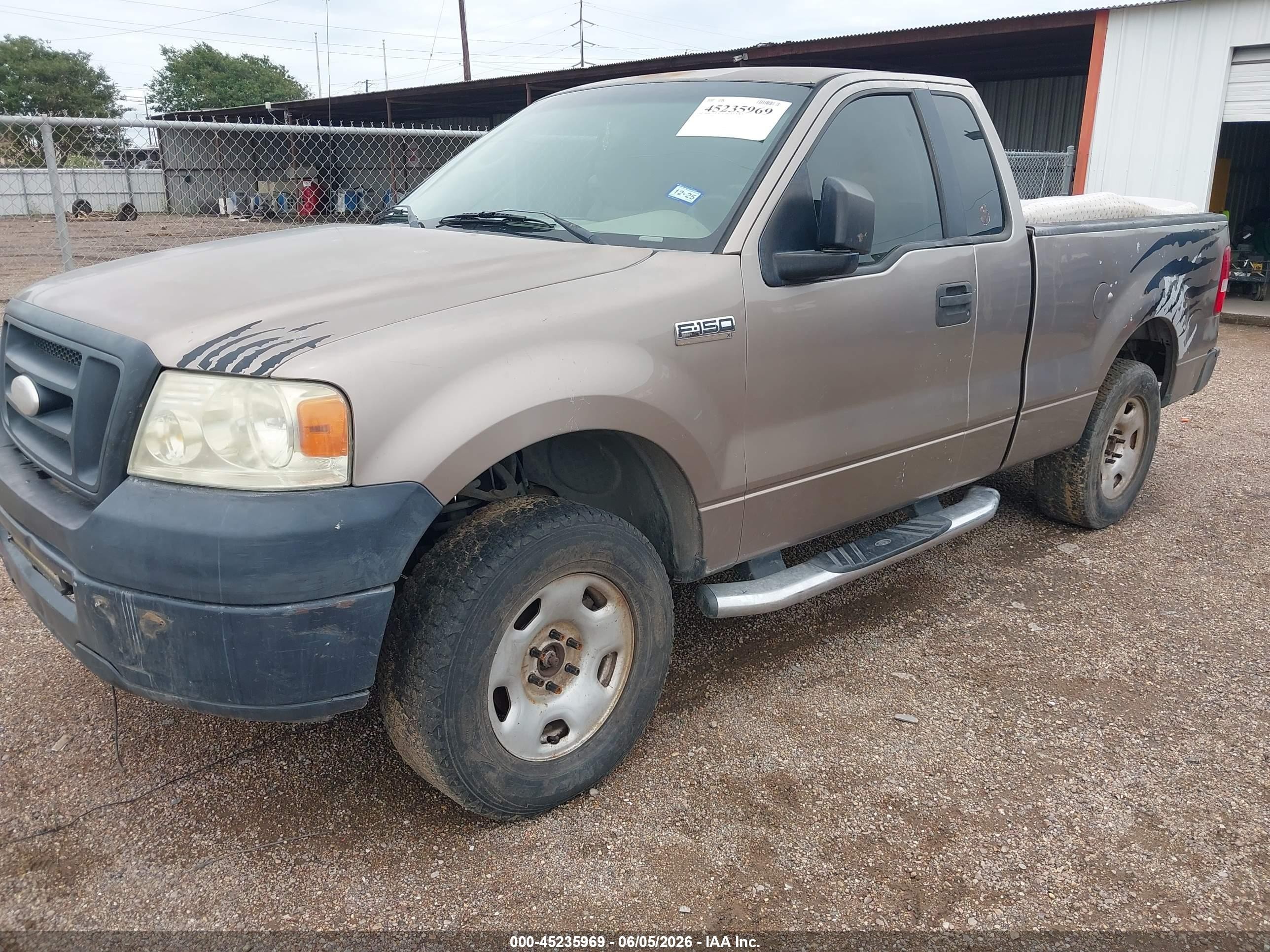 2006 Ford F-150 Stx/xl/xlt Tan vin: 1FTRF12236KB74510