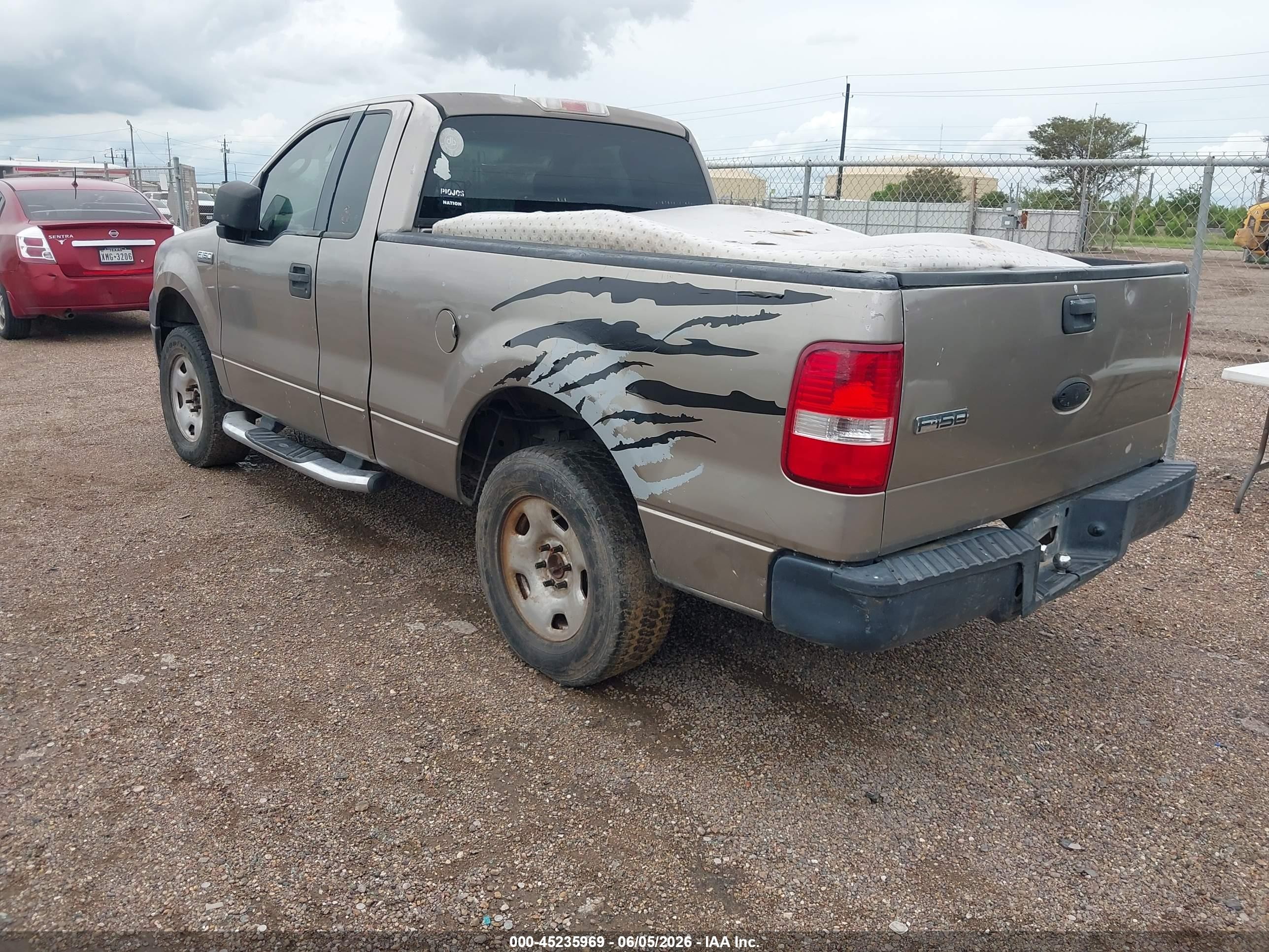 2006 Ford F-150 Stx/xl/xlt Tan vin: 1FTRF12236KB74510