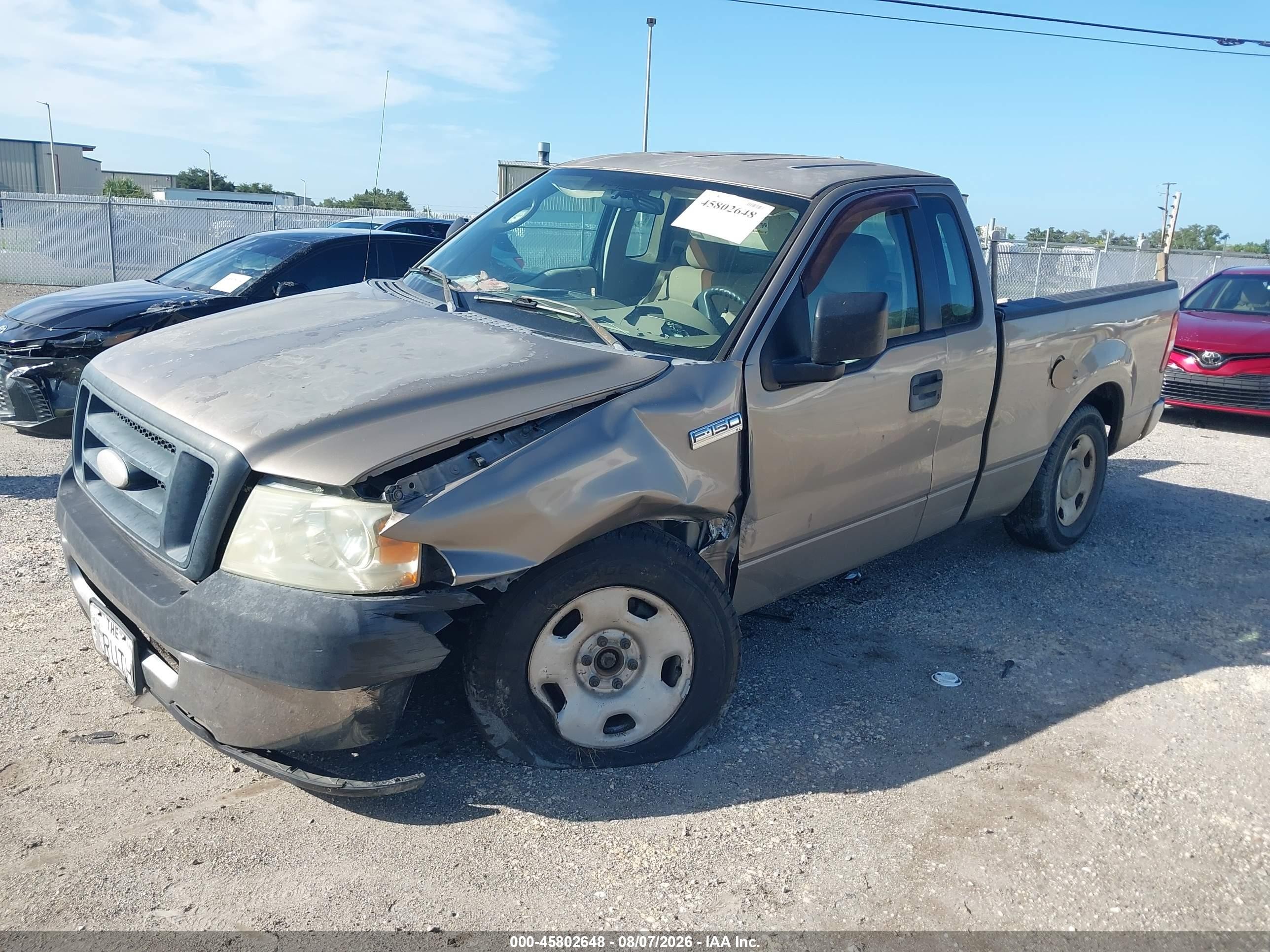 2006 Ford F-150 Stx/xl/xlt Серый vin: 1FTRF12236NA34908