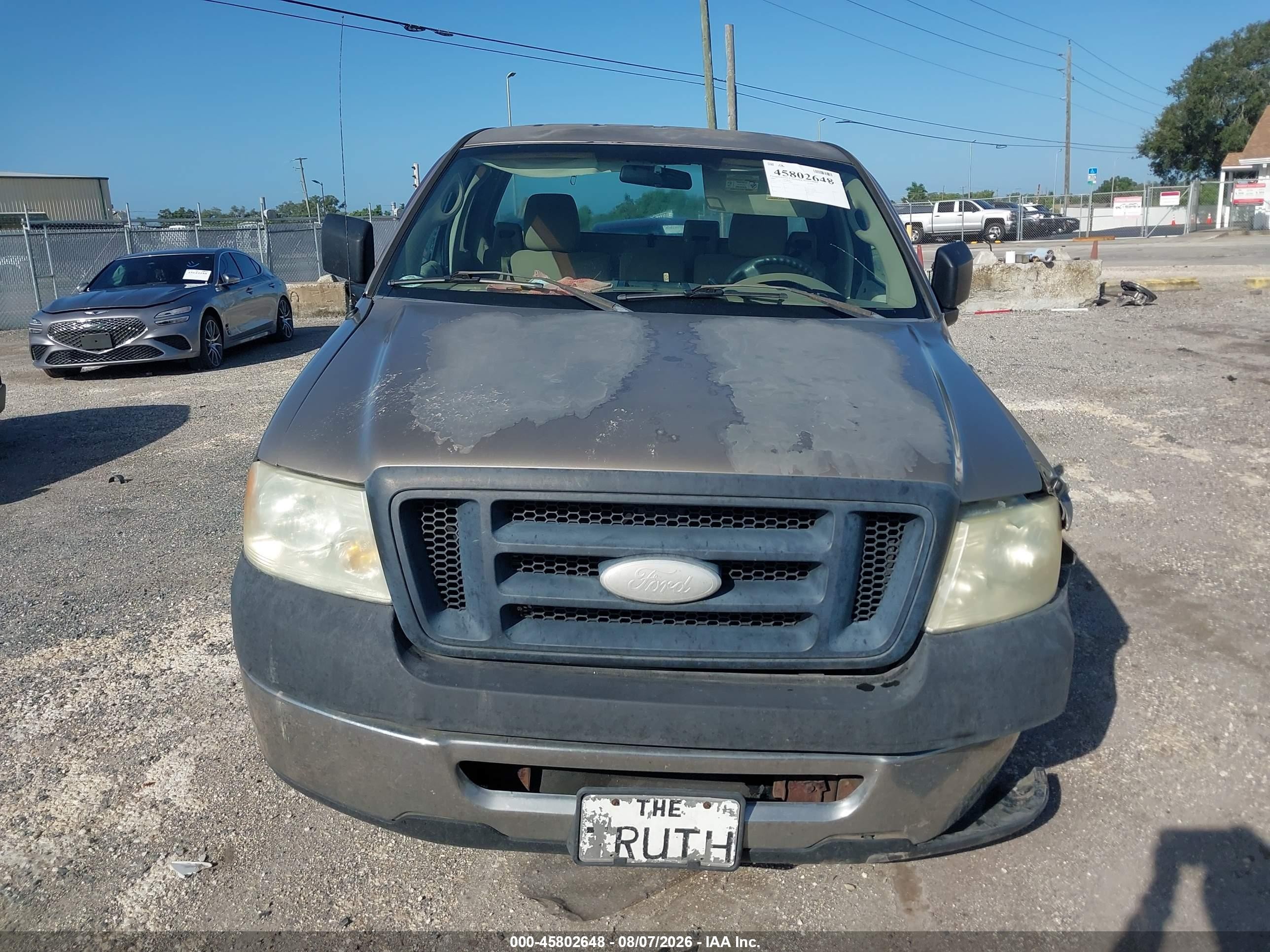 2006 Ford F-150 Stx/xl/xlt Серый vin: 1FTRF12236NA34908