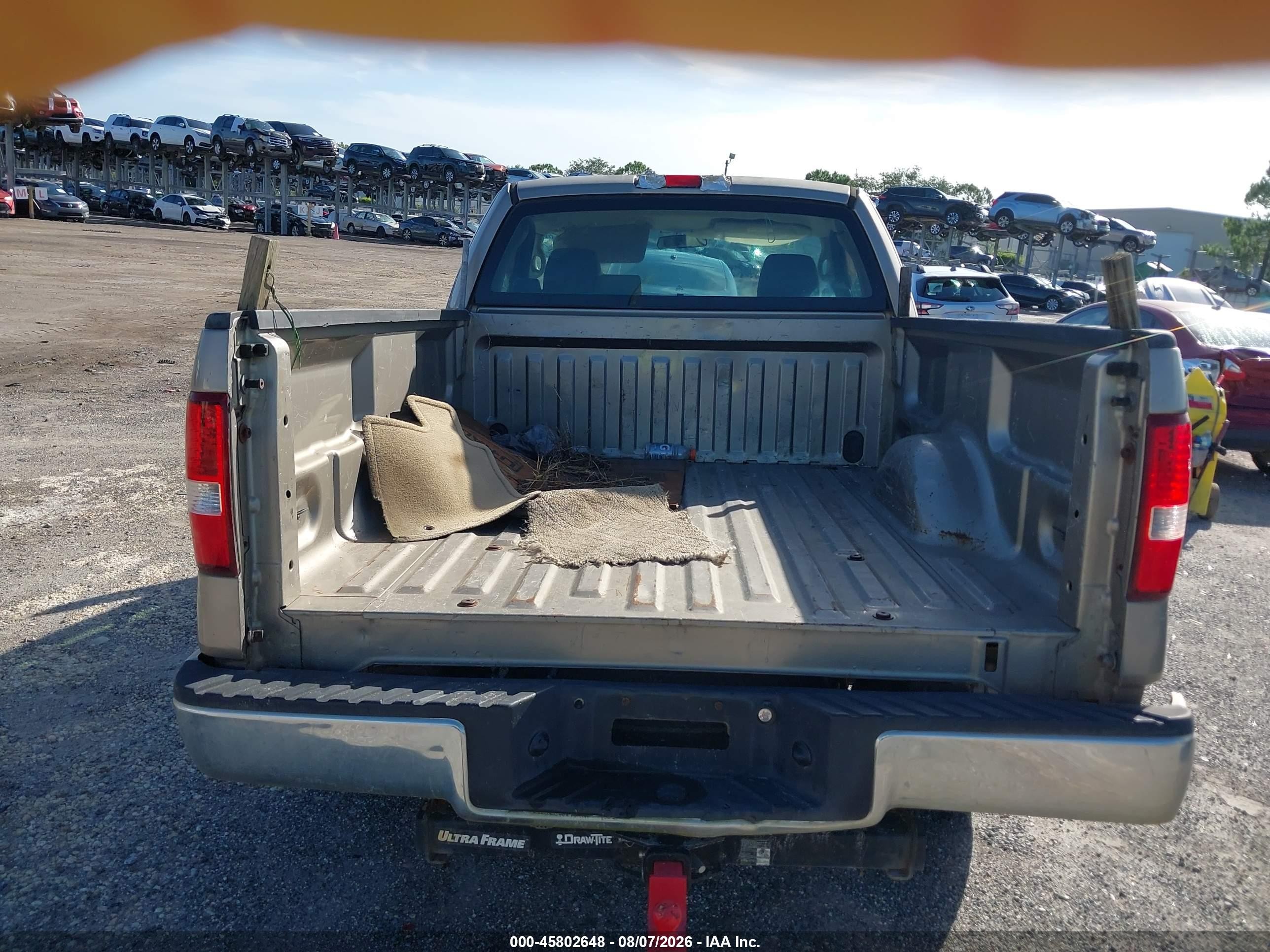 2006 Ford F-150 Stx/xl/xlt Серый vin: 1FTRF12236NA34908