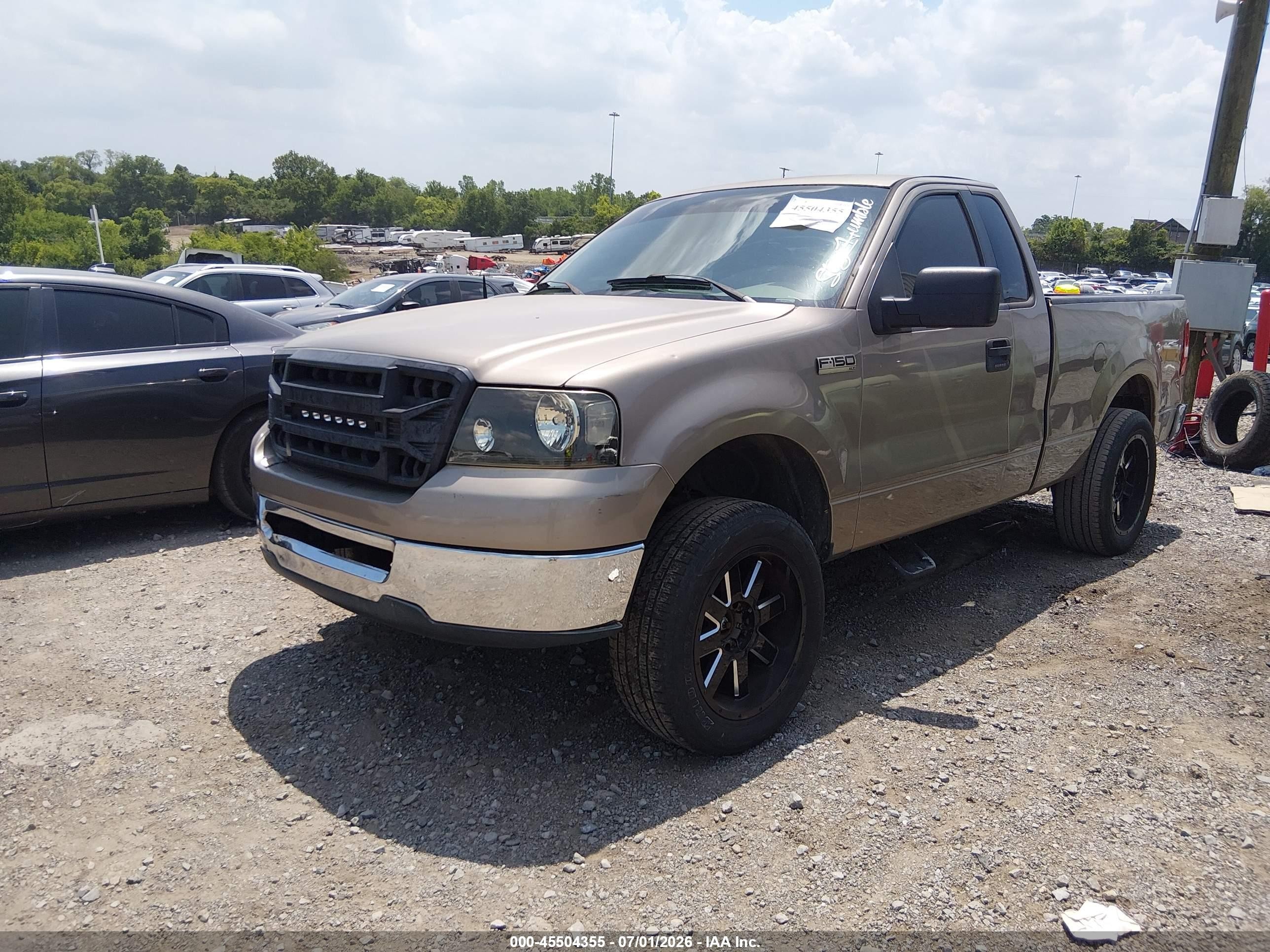 2006 Ford F-150 Stx/xl/xlt Tan vin: 1FTRF12236NA77872