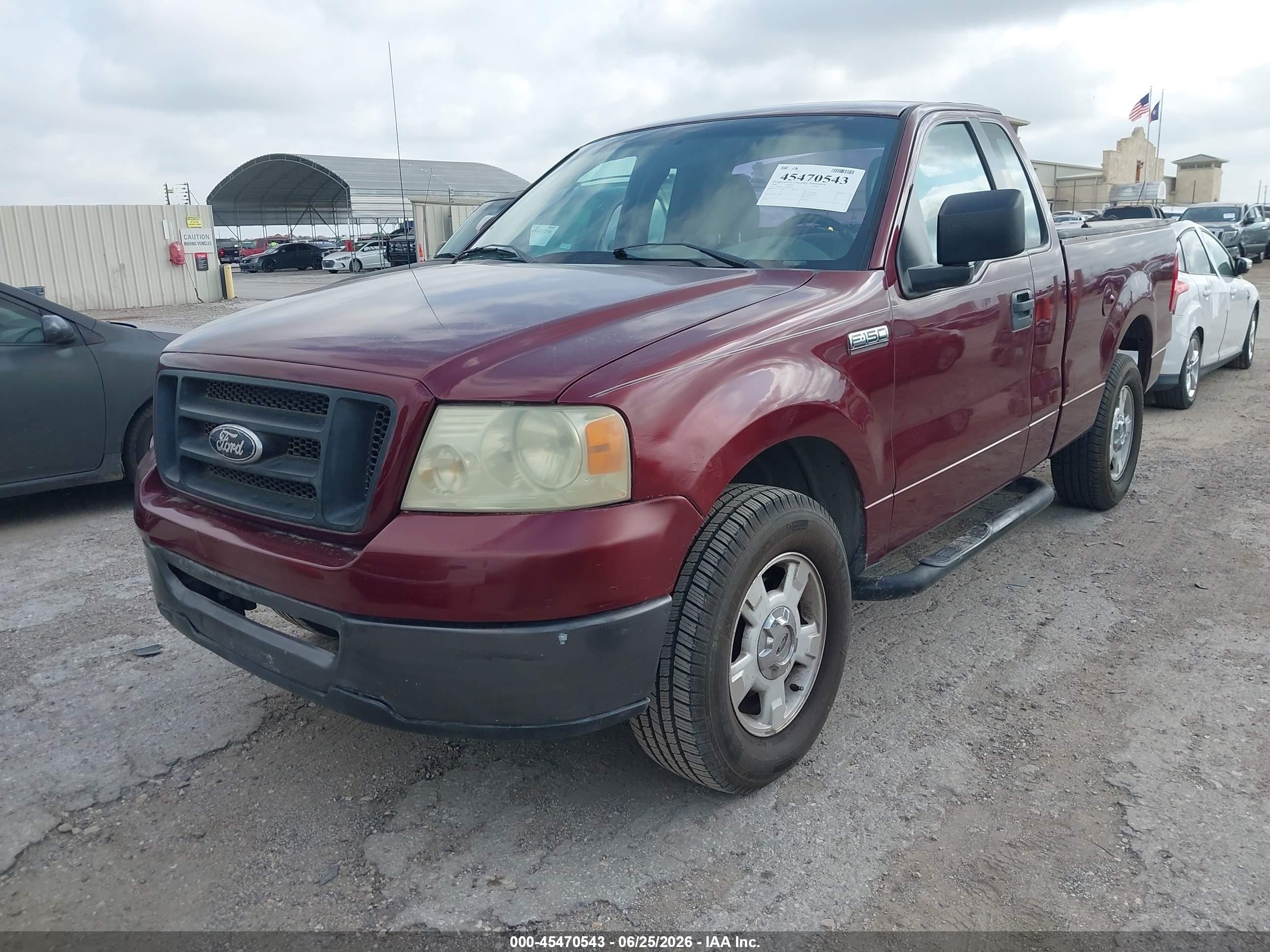 2006 Ford F-150 Stx/xl/xlt Burgundy vin: 1FTRF12236NB69547