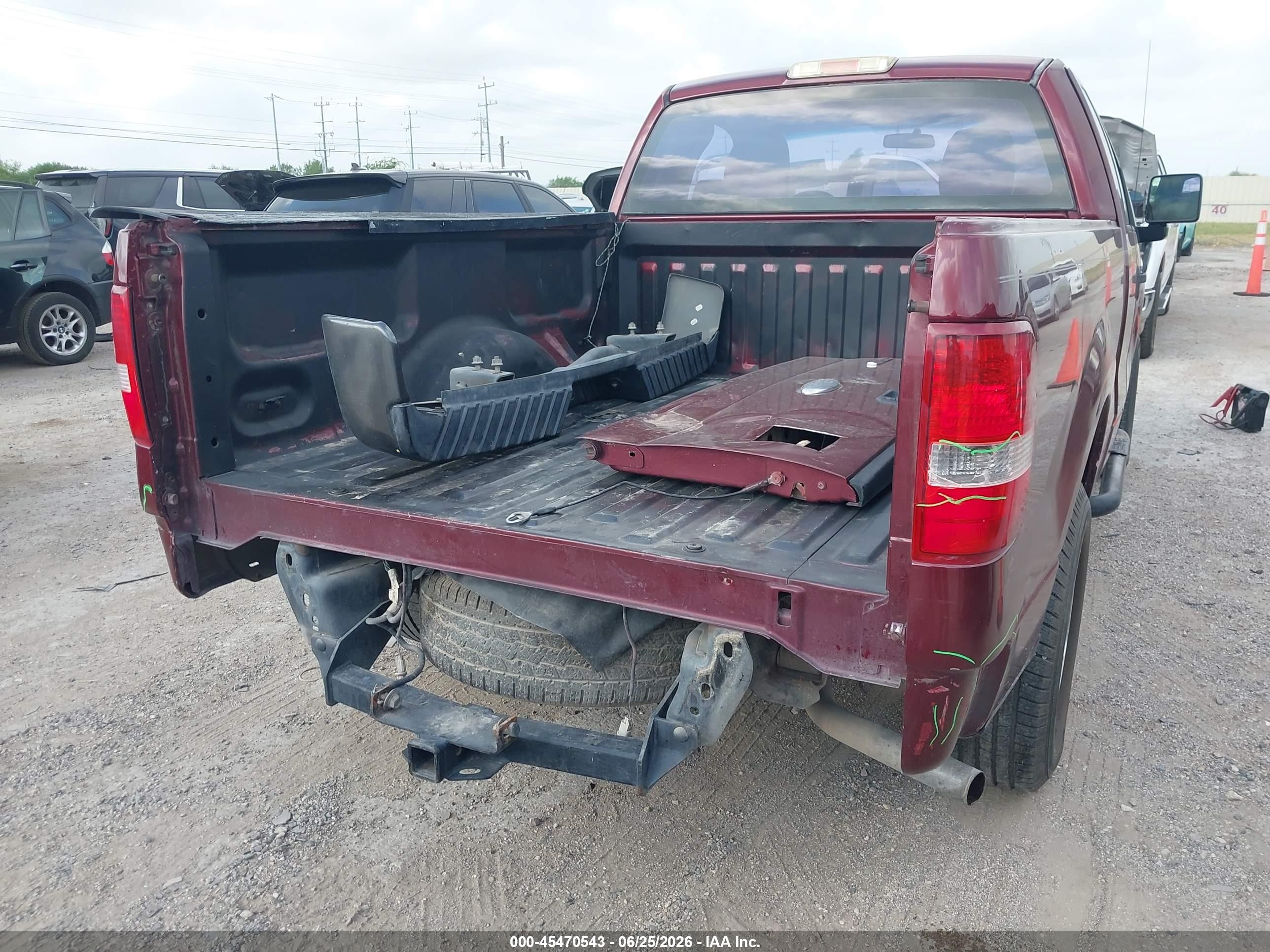 2006 Ford F-150 Stx/xl/xlt Burgundy vin: 1FTRF12236NB69547