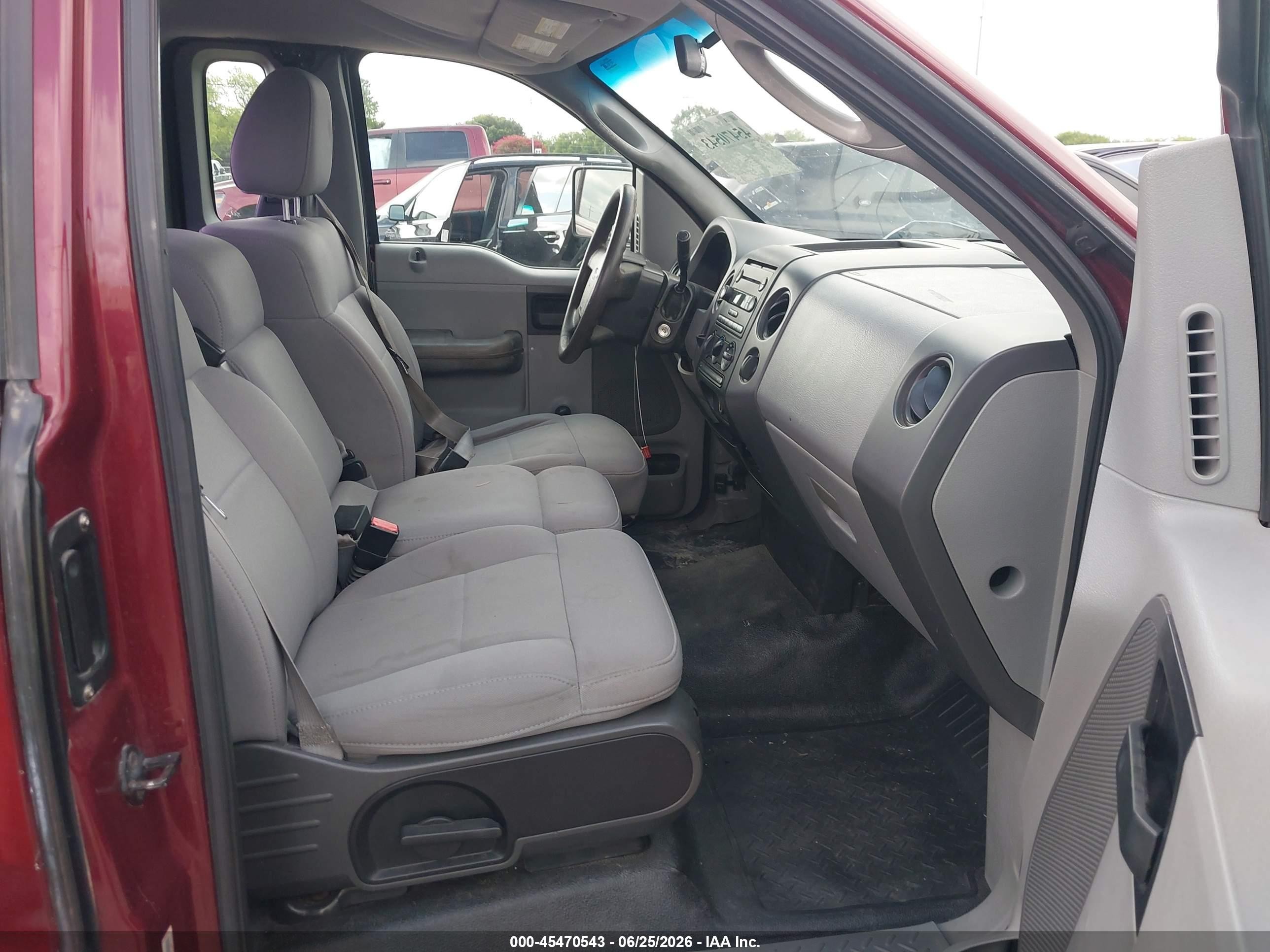 2006 Ford F-150 Stx/xl/xlt Burgundy vin: 1FTRF12236NB69547
