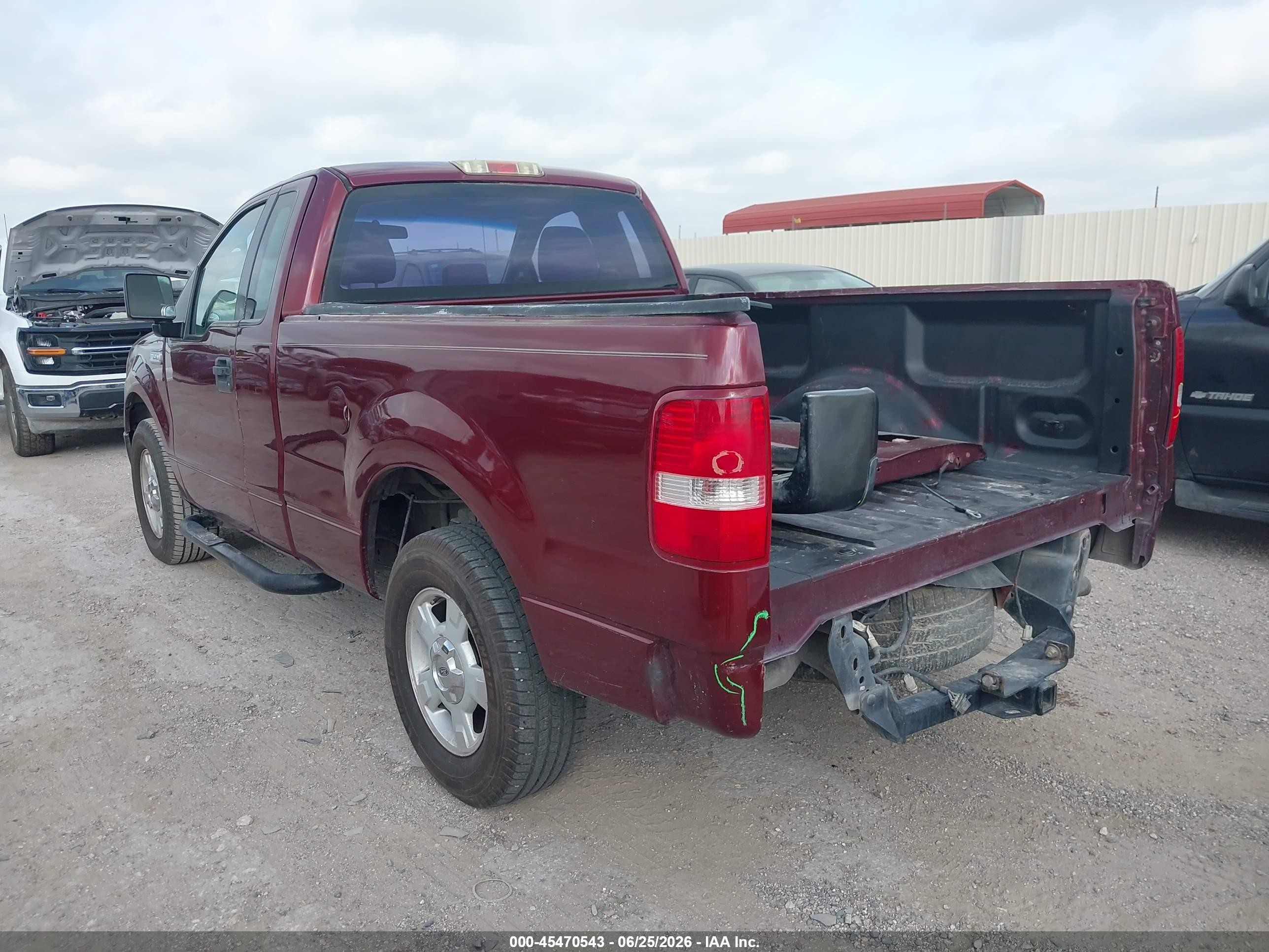 2006 Ford F-150 Stx/xl/xlt Burgundy vin: 1FTRF12236NB69547