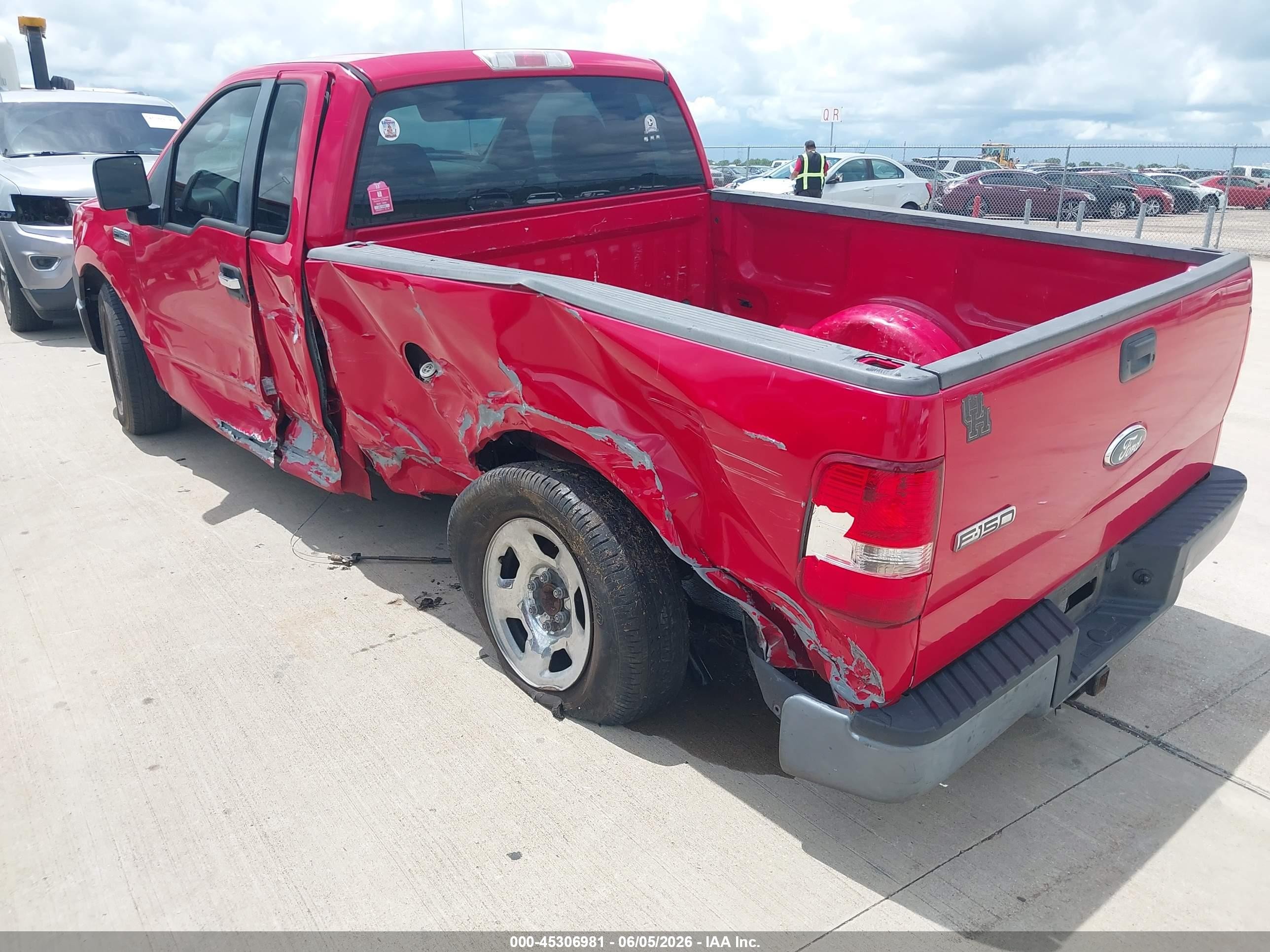 2007 Ford F-150 Stx/xl/xlt Red vin: 1FTRF12237KB65324
