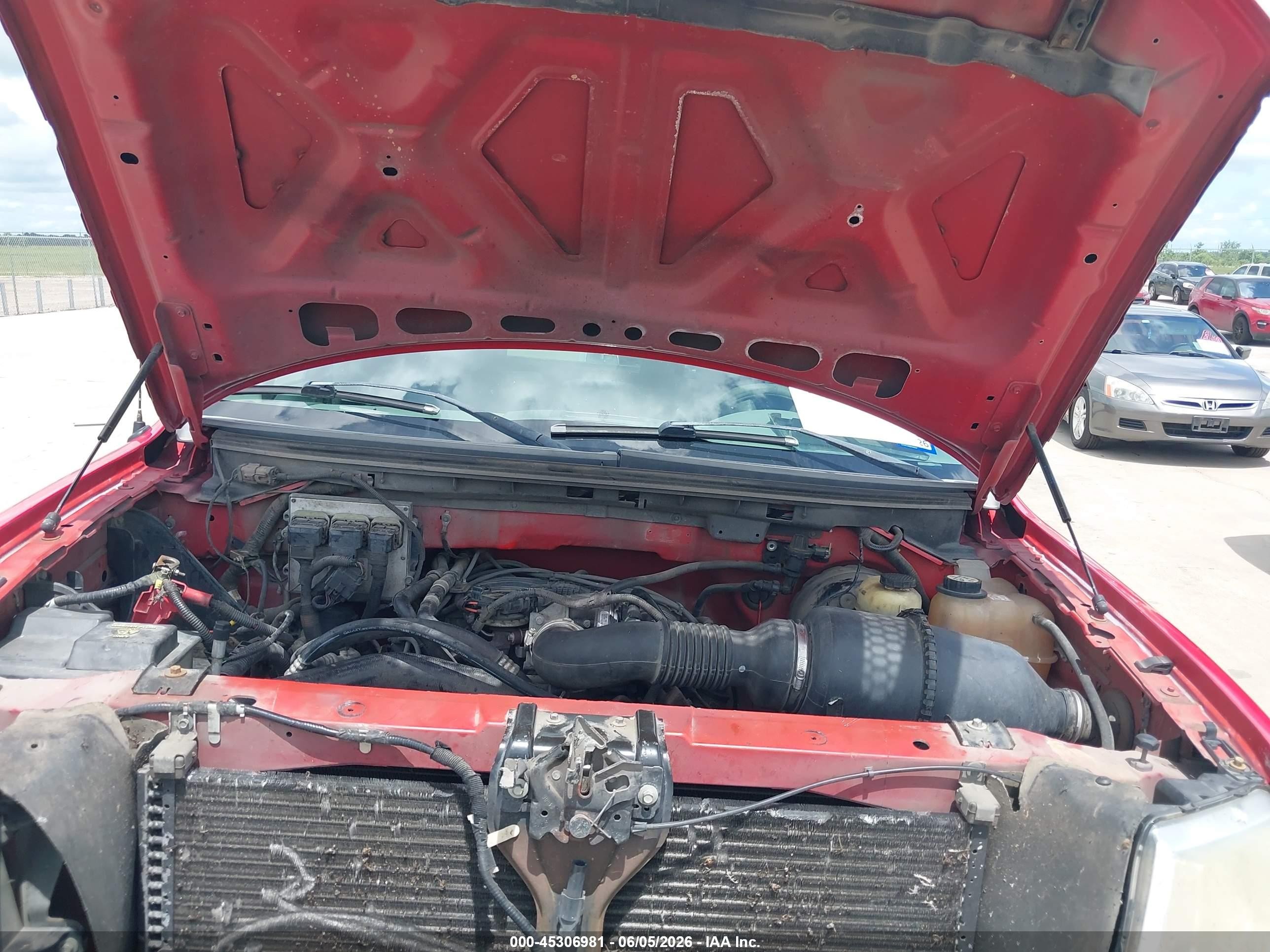 2007 Ford F-150 Stx/xl/xlt Red vin: 1FTRF12237KB65324