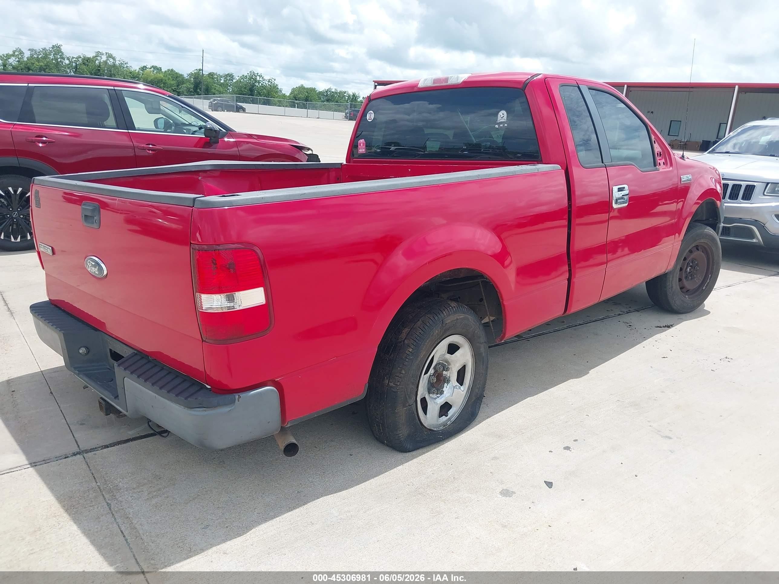 2007 Ford F-150 Stx/xl/xlt Red vin: 1FTRF12237KB65324