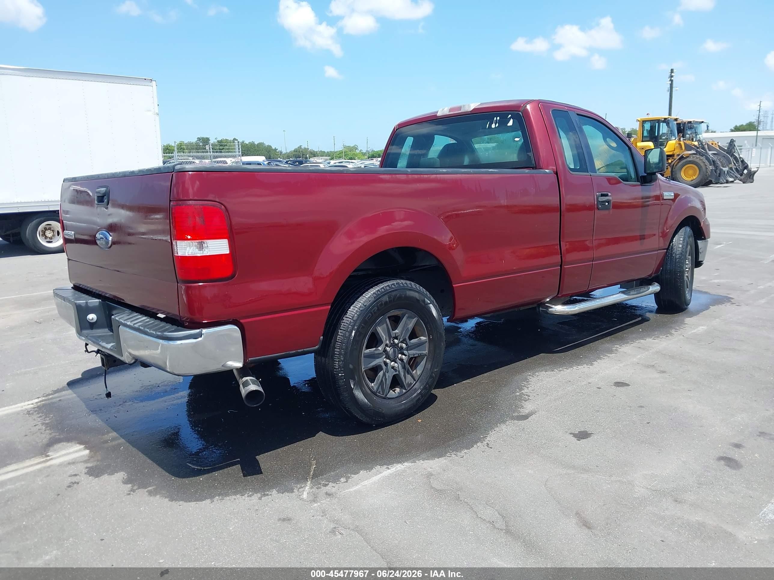 2007 Ford F-150 Stx/xl/xlt Бордовый vin: 1FTRF12237KC13839