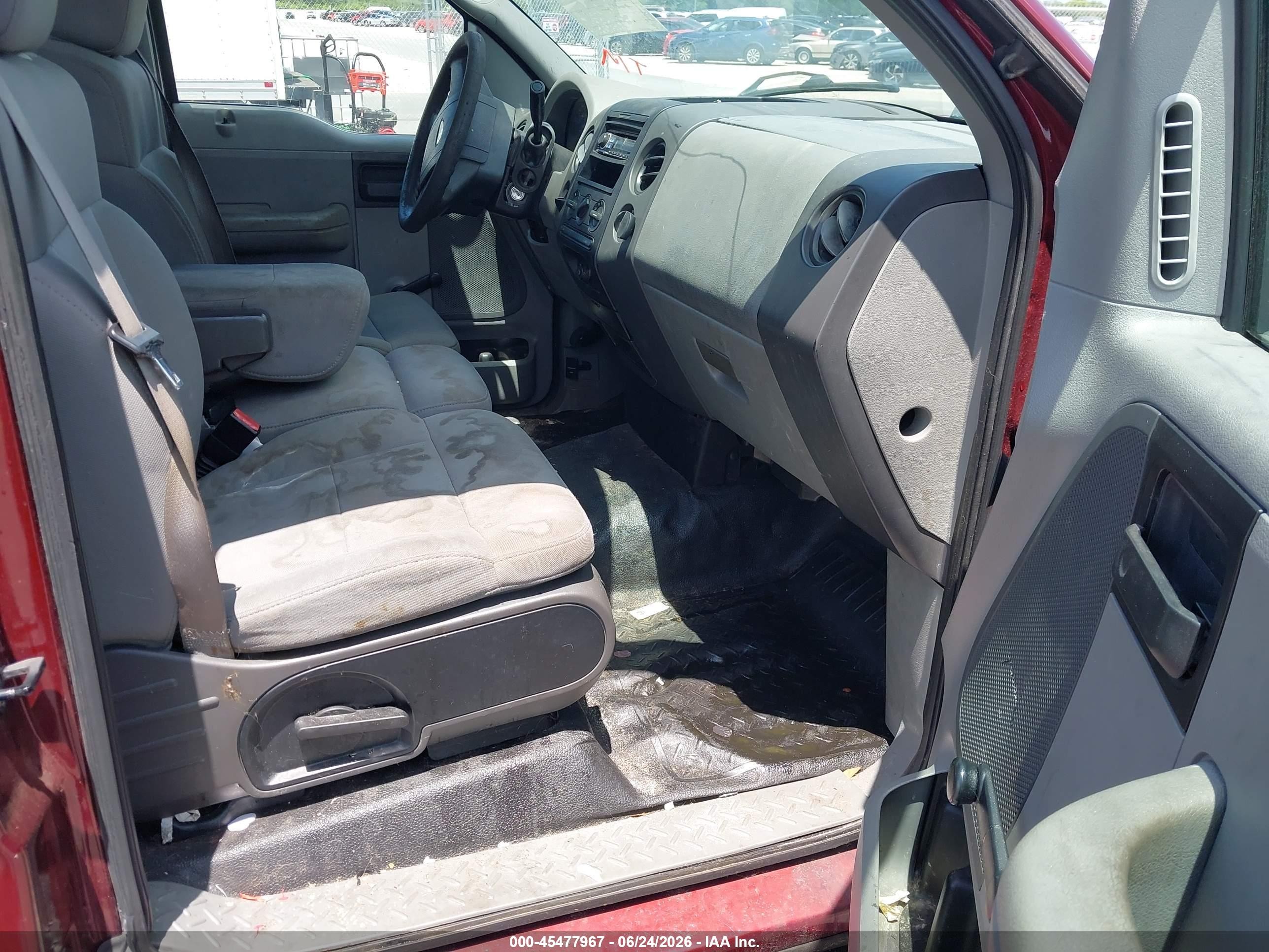 2007 Ford F-150 Stx/xl/xlt Бордовый vin: 1FTRF12237KC13839