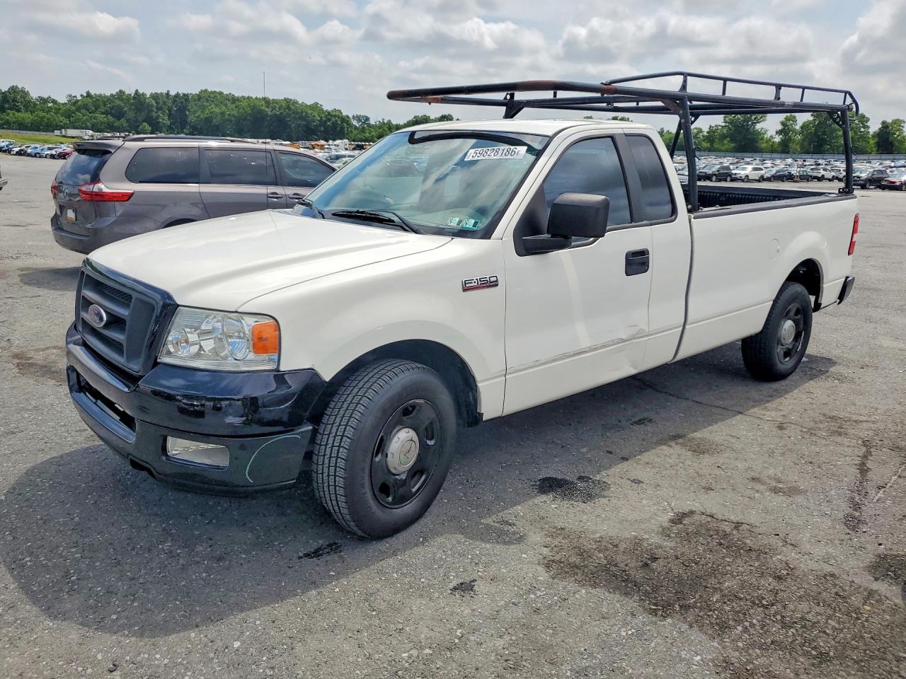 2007 Ford F150 White vin: 1FTRF12237KD16260