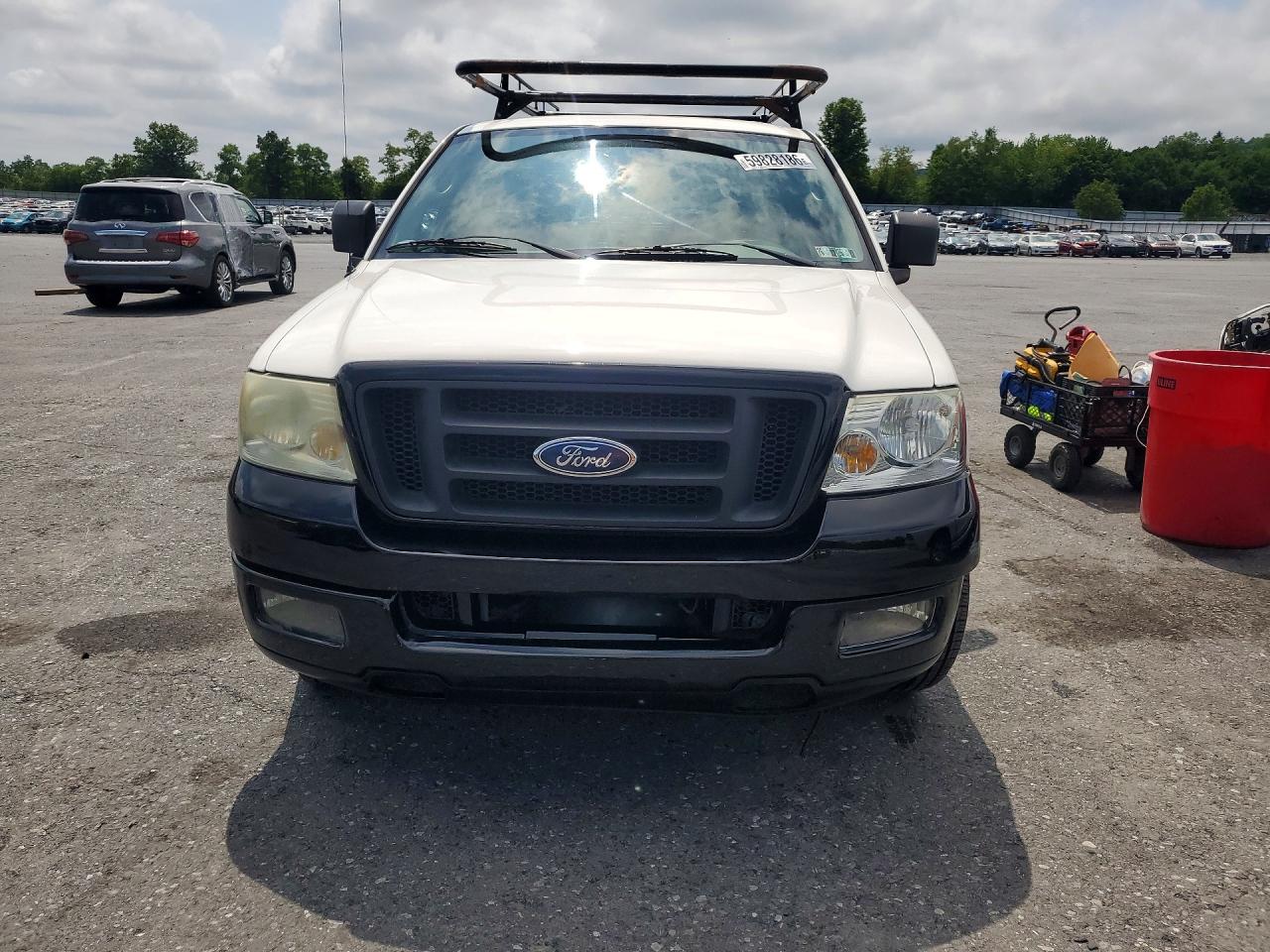 2007 Ford F150 White vin: 1FTRF12237KD16260