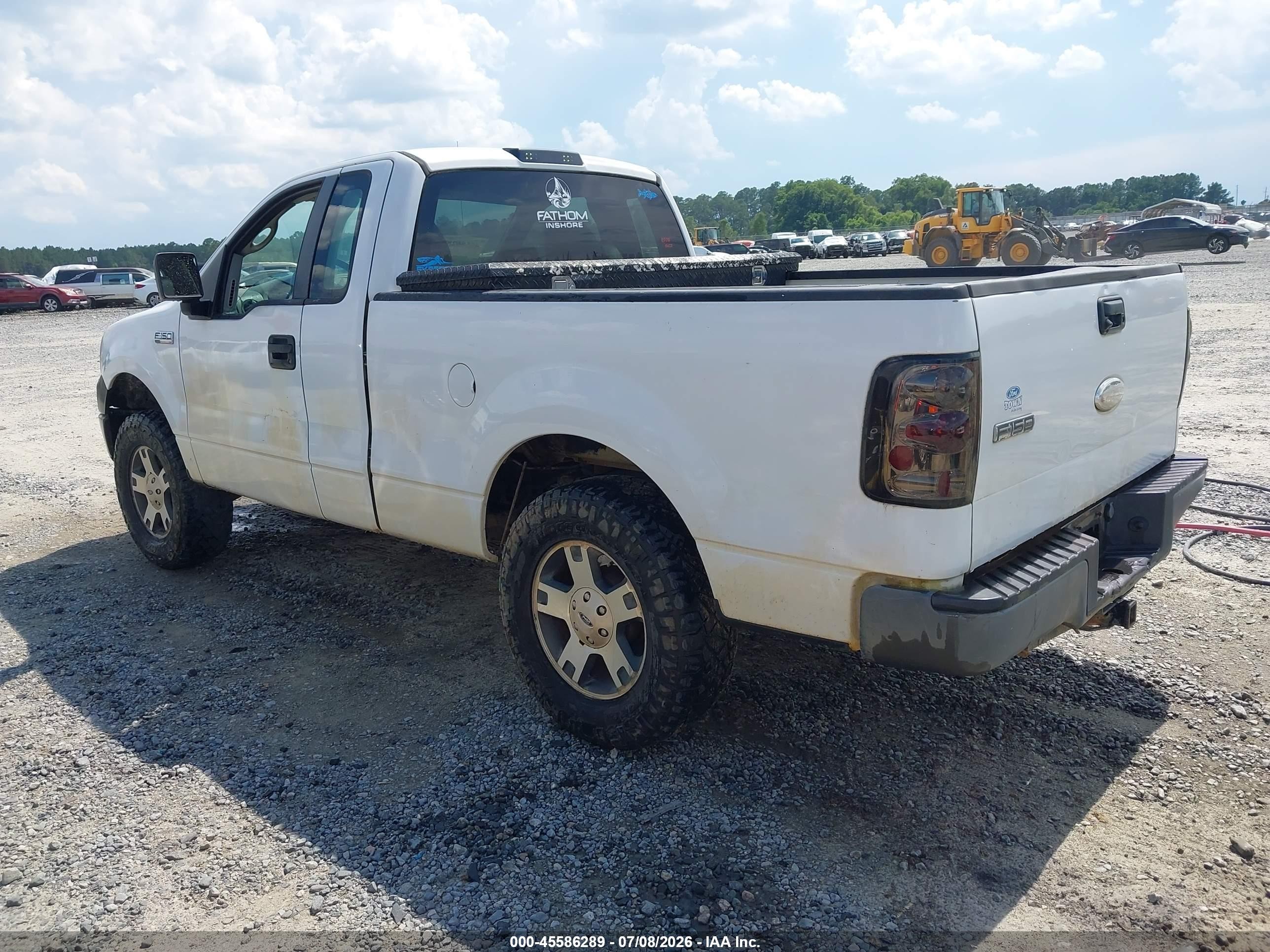 2007 Ford F-150 Stx/xl/xlt White vin: 1FTRF12237NA04051