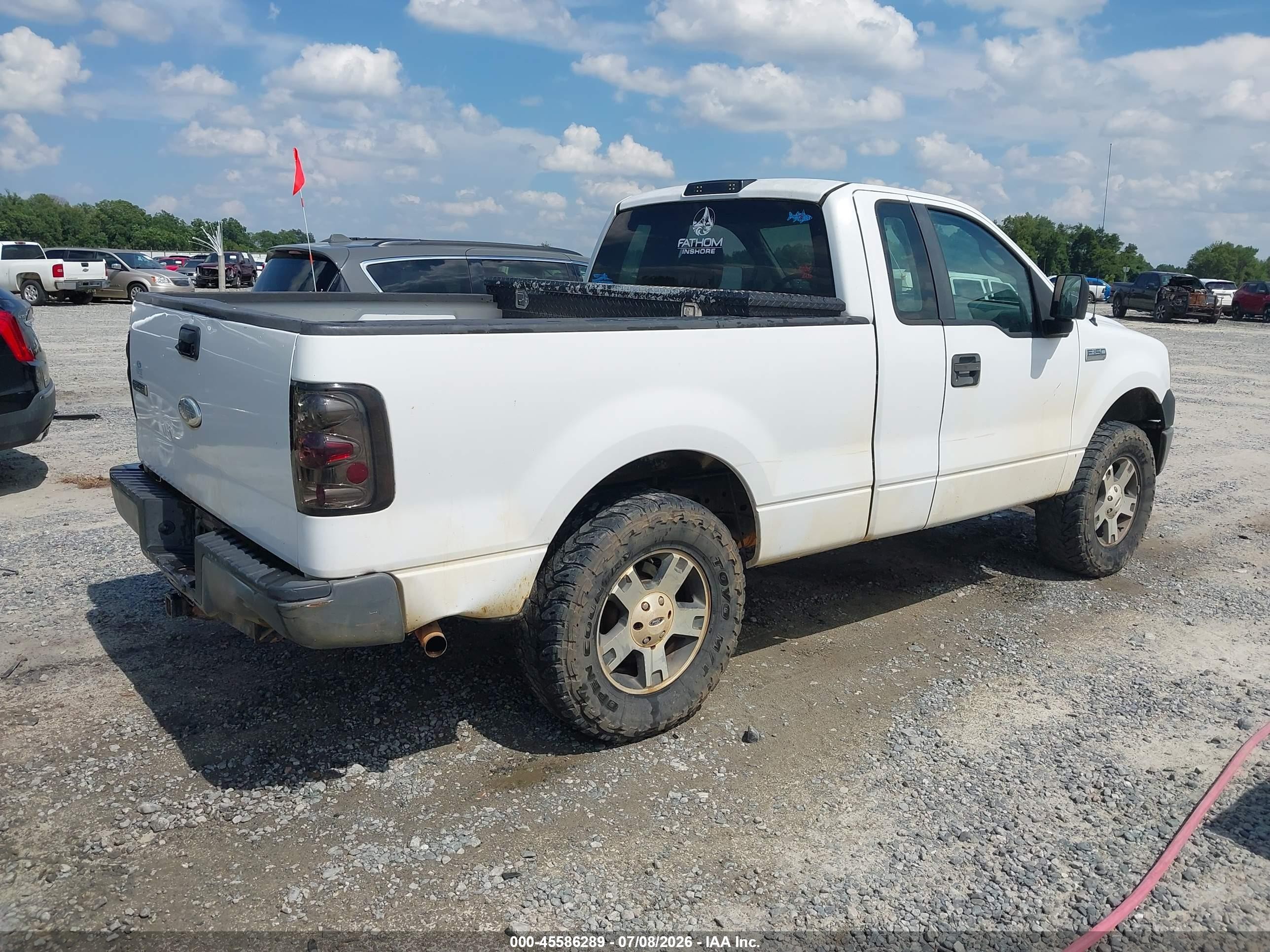 2007 Ford F-150 Stx/xl/xlt White vin: 1FTRF12237NA04051