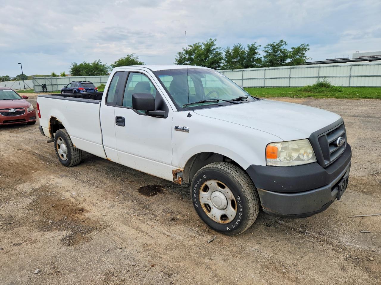 2007 Ford F150 Pickup Белый vin: 1FTRF12237NA16278