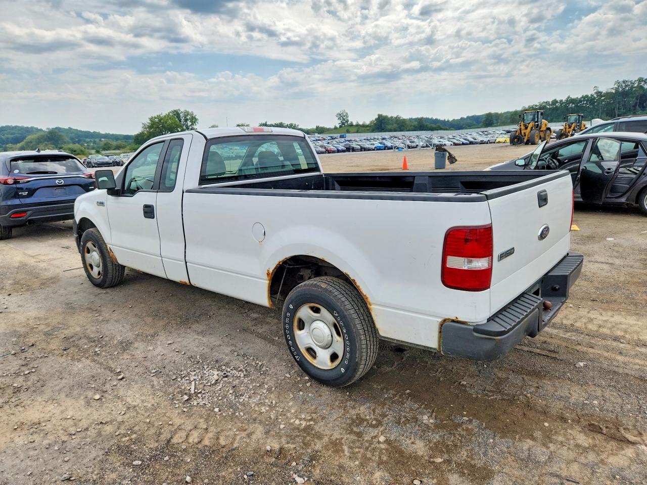 2007 Ford F150 Pickup Белый vin: 1FTRF12237NA16278