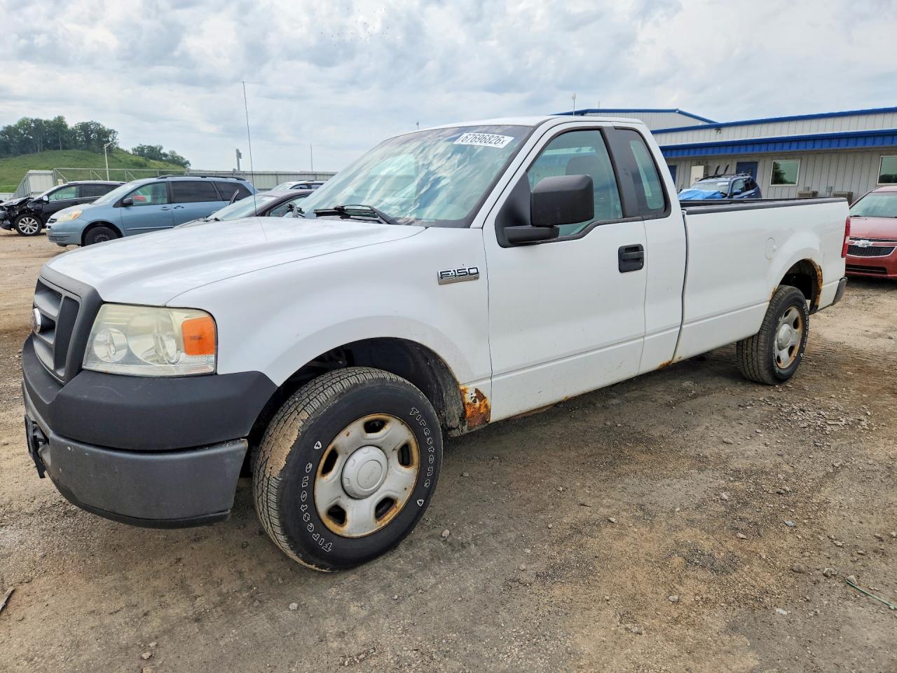 2007 Ford F150 Pickup Белый vin: 1FTRF12237NA16278