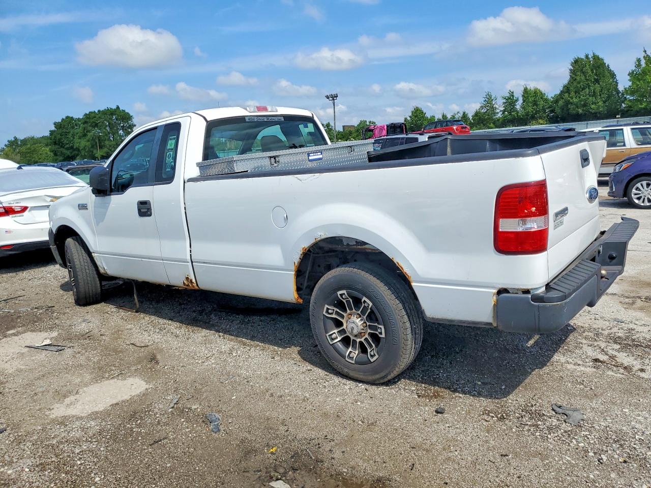 2007 Ford F150 White vin: 1FTRF12237NA25112