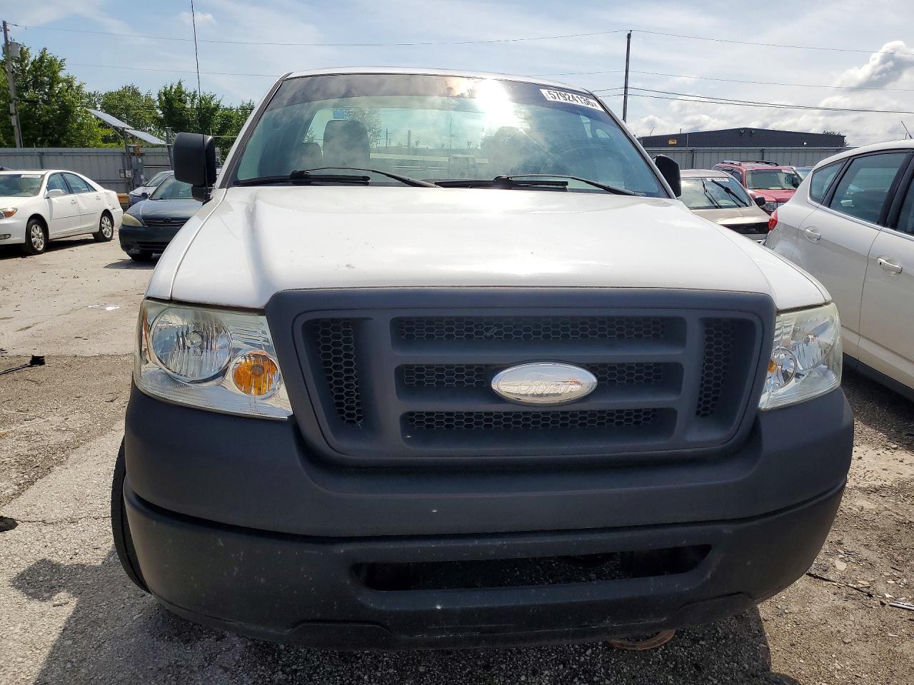 2007 Ford F150 White vin: 1FTRF12237NA25112
