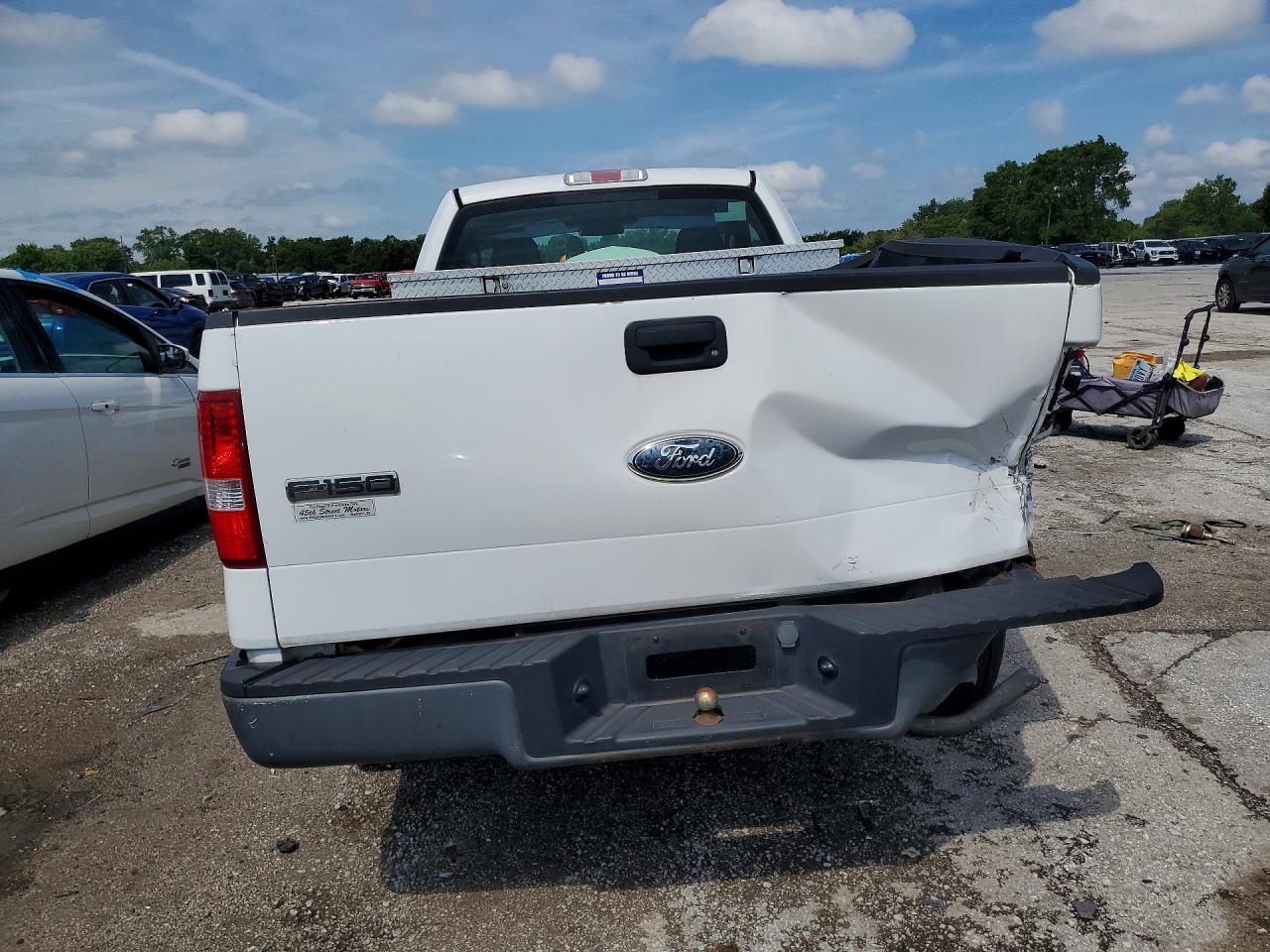 2007 Ford F150 White vin: 1FTRF12237NA25112