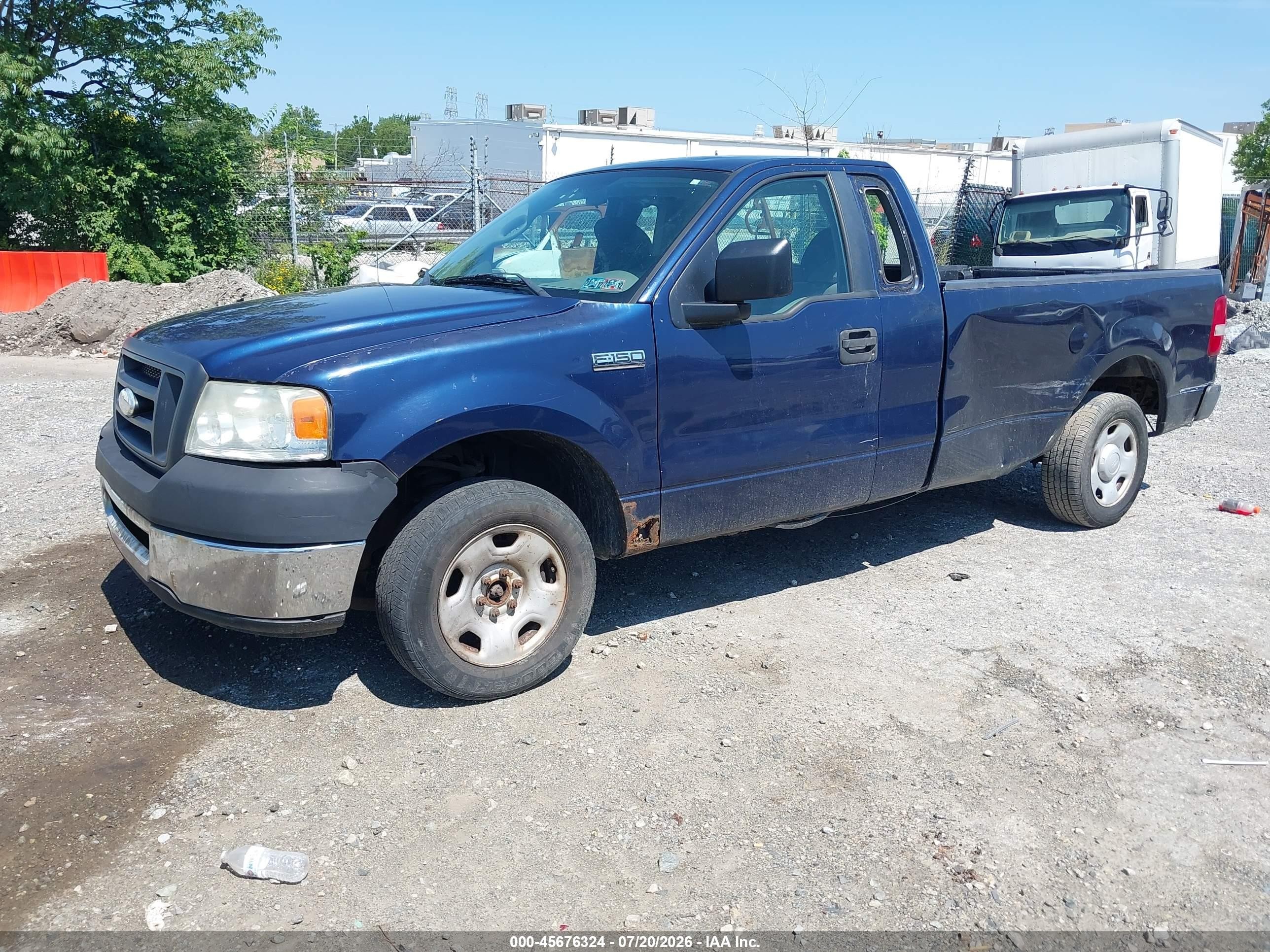 2007 Ford F-150 Stx/xl/xlt Dark Blue vin: 1FTRF12237NA44288