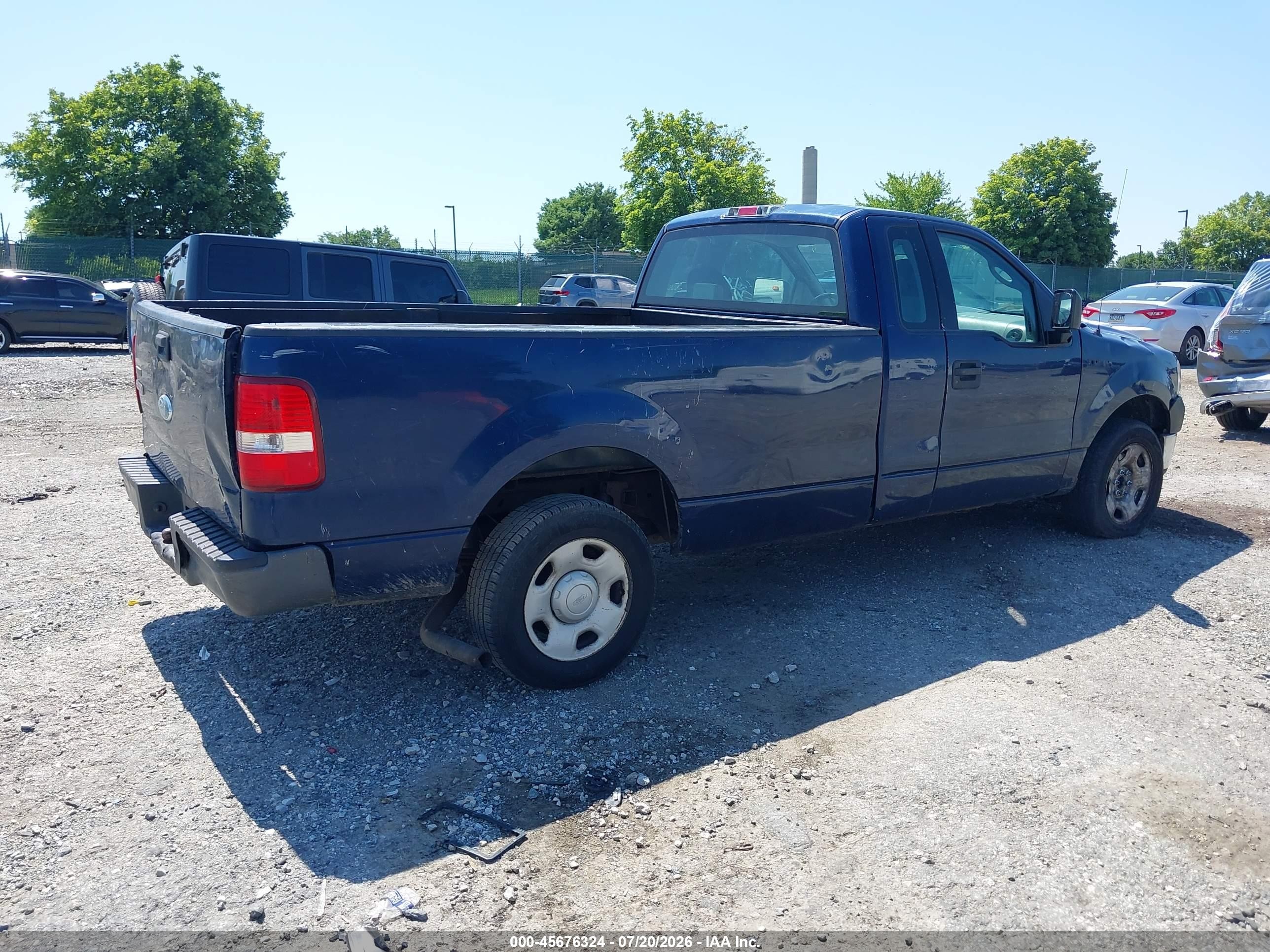 2007 Ford F-150 Stx/xl/xlt Dark Blue vin: 1FTRF12237NA44288