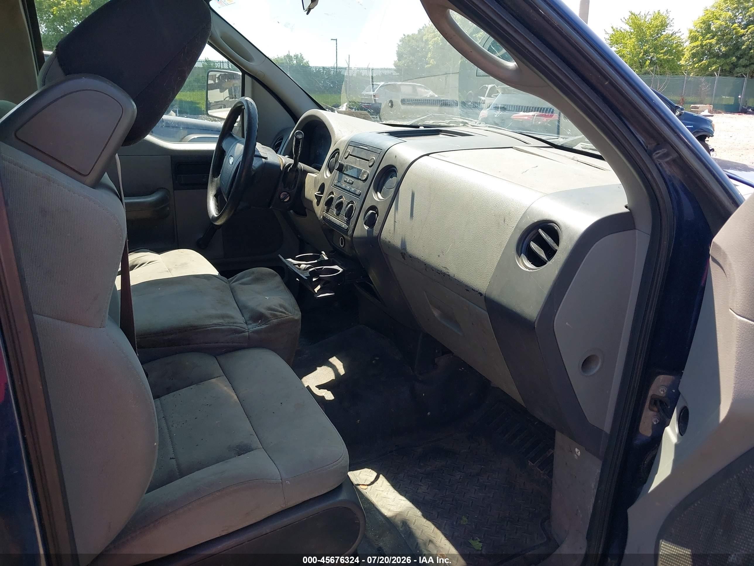 2007 Ford F-150 Stx/xl/xlt Dark Blue vin: 1FTRF12237NA44288