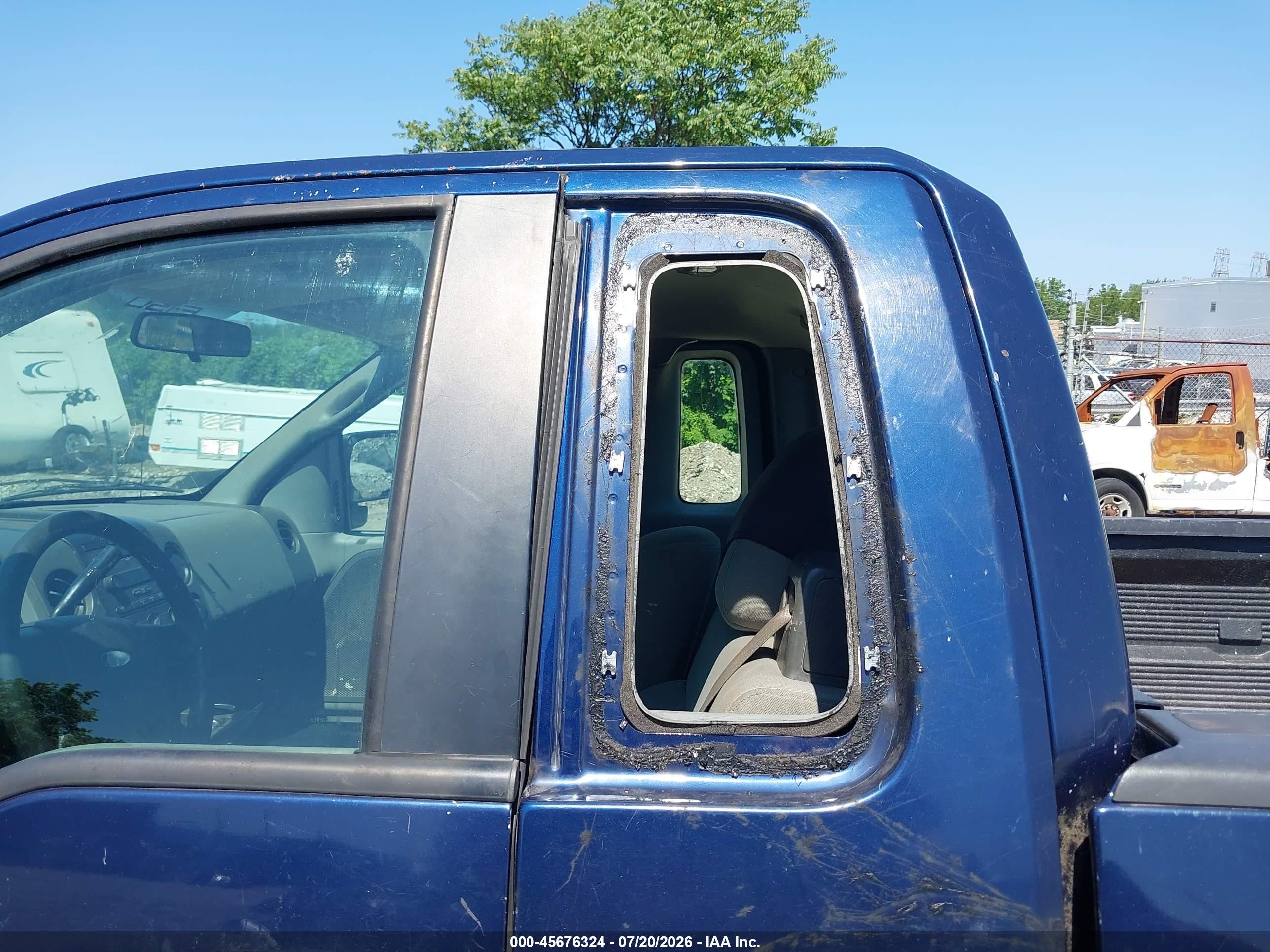2007 Ford F-150 Stx/xl/xlt Dark Blue vin: 1FTRF12237NA44288