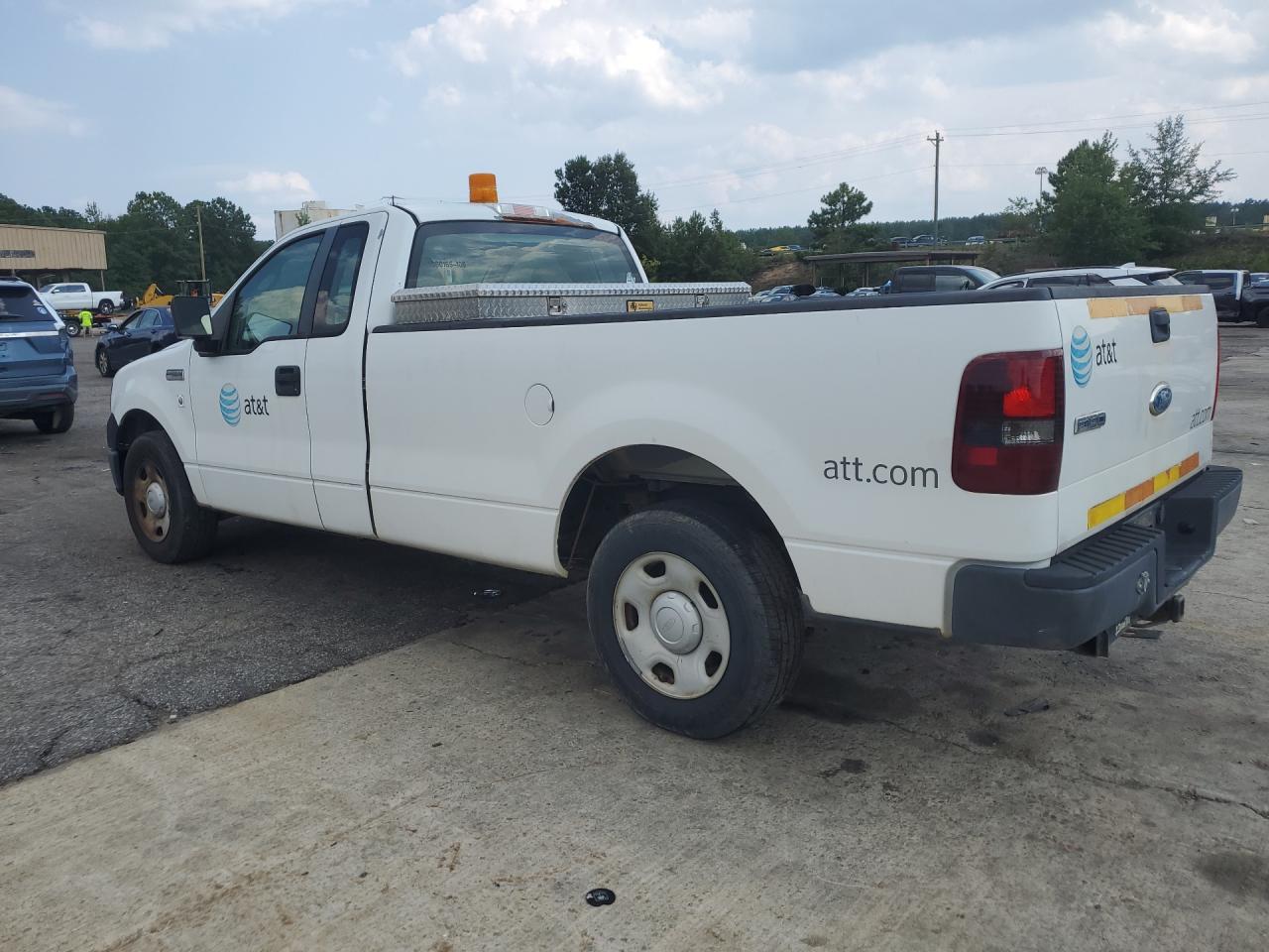 2008 Ford F150 White vin: 1FTRF12238KB62960 Damage: Overall Vehicle, De-Identify, Removal Required