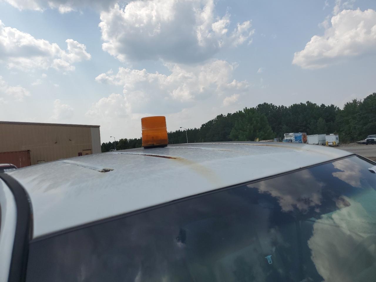 2008 Ford F150 White vin: 1FTRF12238KB62960 Damage: Roof Panel, Hole(S), 3 To 4 Inches
