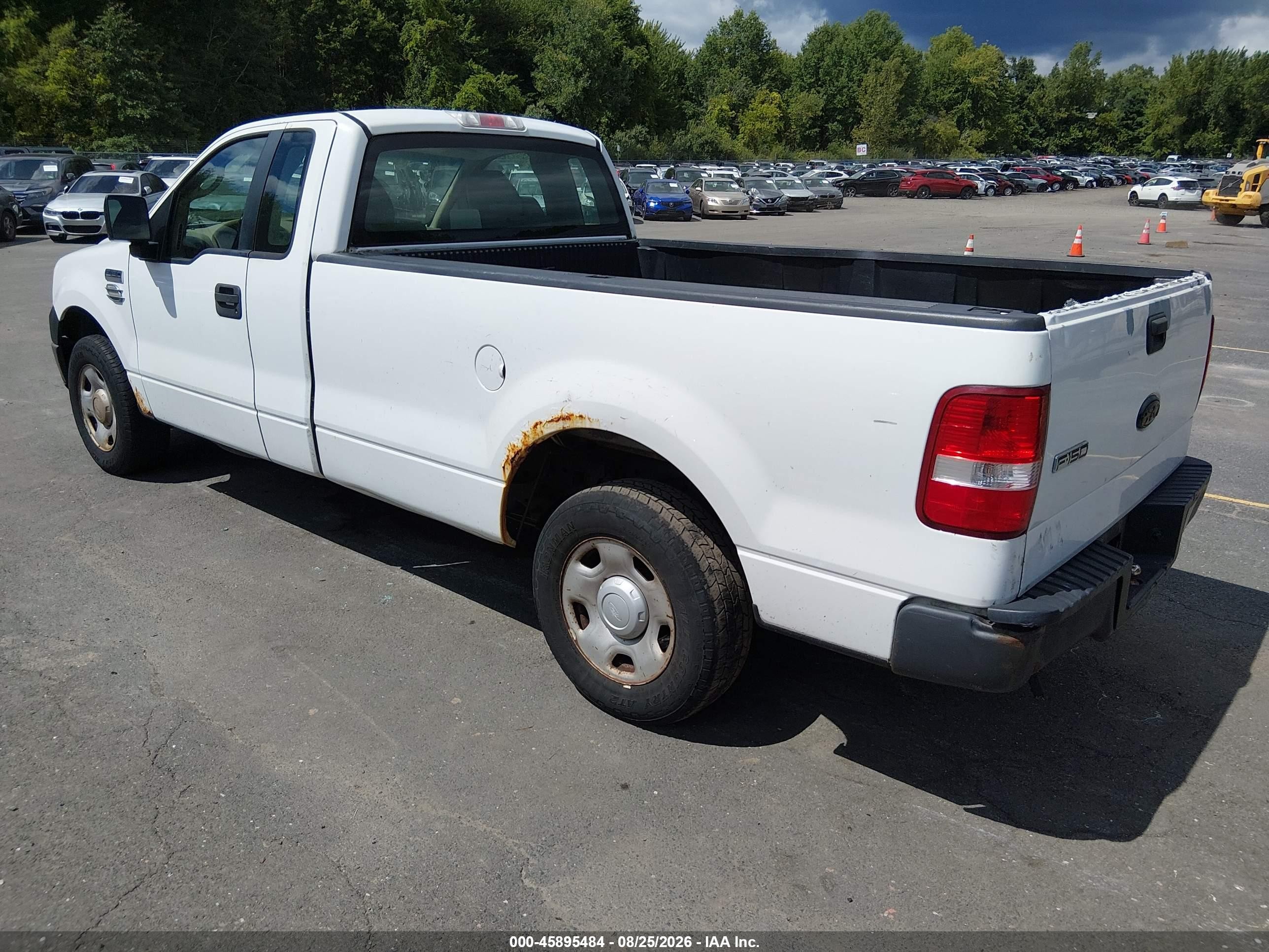 2008 Ford F-150 Stx/xl/xlt Белый vin: 1FTRF12238KB70380