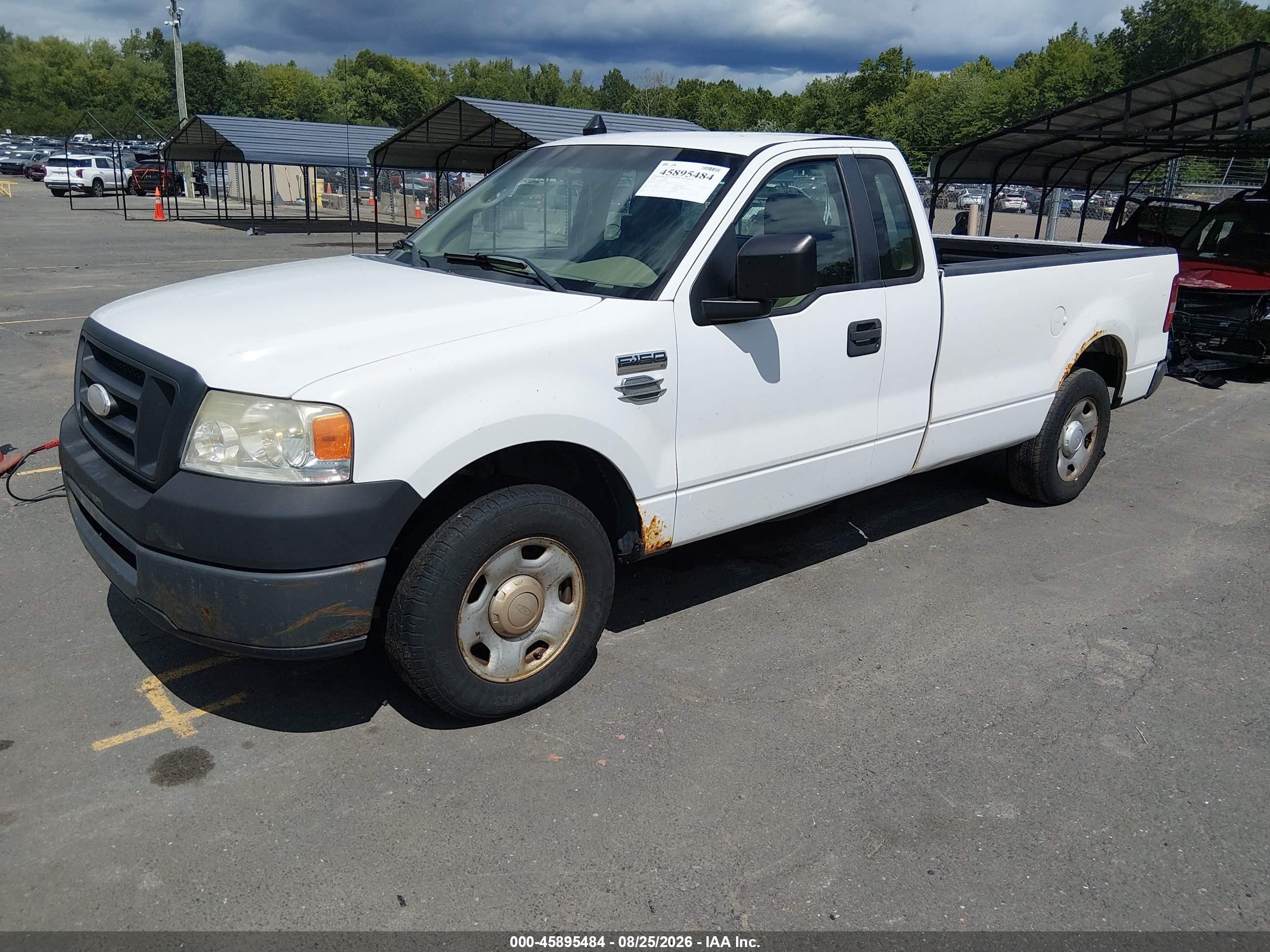 2008 Ford F-150 Stx/xl/xlt Белый vin: 1FTRF12238KB70380