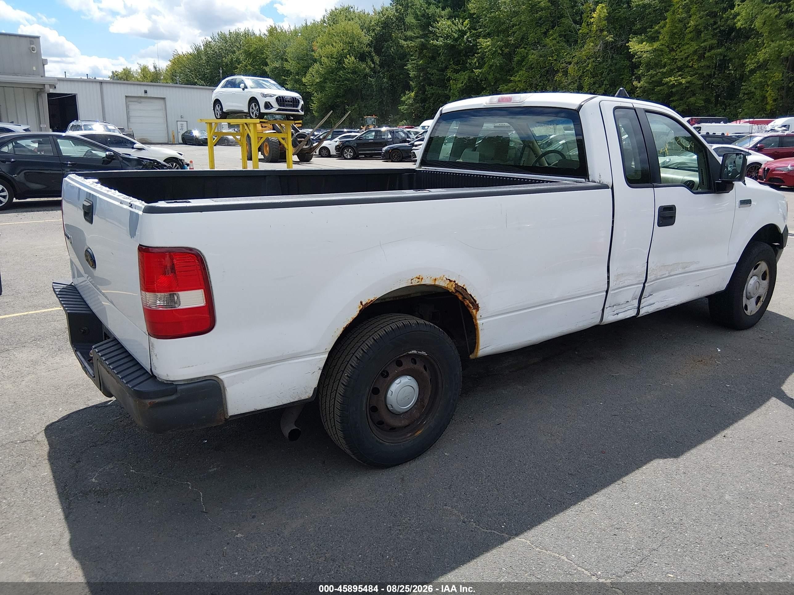 2008 Ford F-150 Stx/xl/xlt Белый vin: 1FTRF12238KB70380