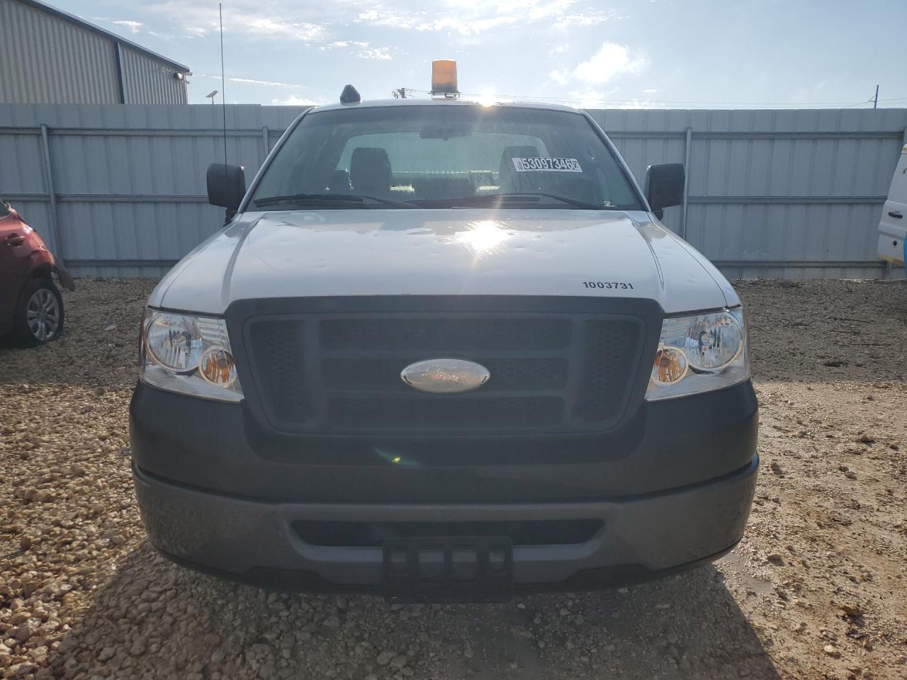 2008 Ford F150 White vin: 1FTRF12238KE32852 Damage: Hood, Hail Damage, 10 Or More