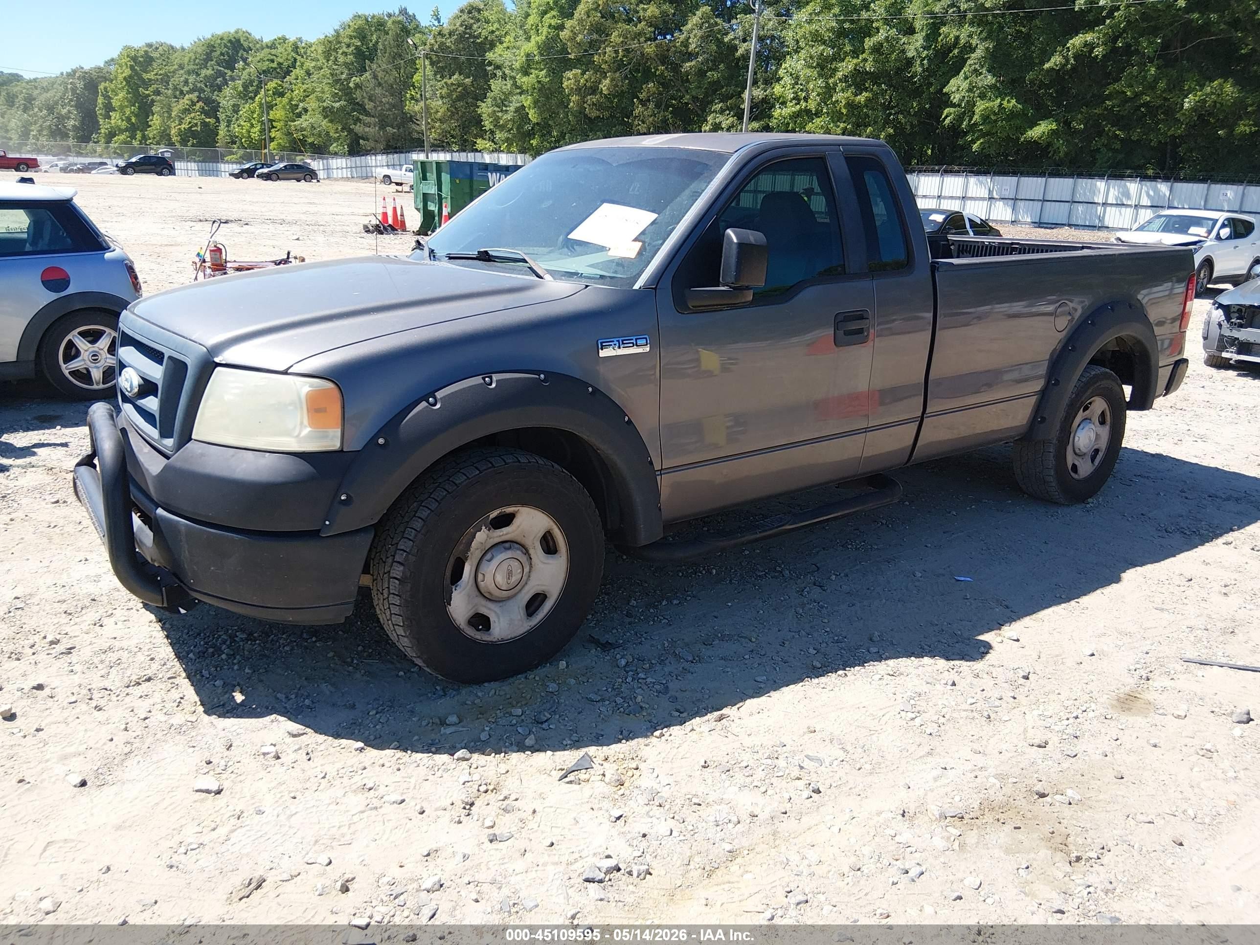 2008 Ford F-150 Stx/xl/xlt Gray vin: 1FTRF12238KE35394