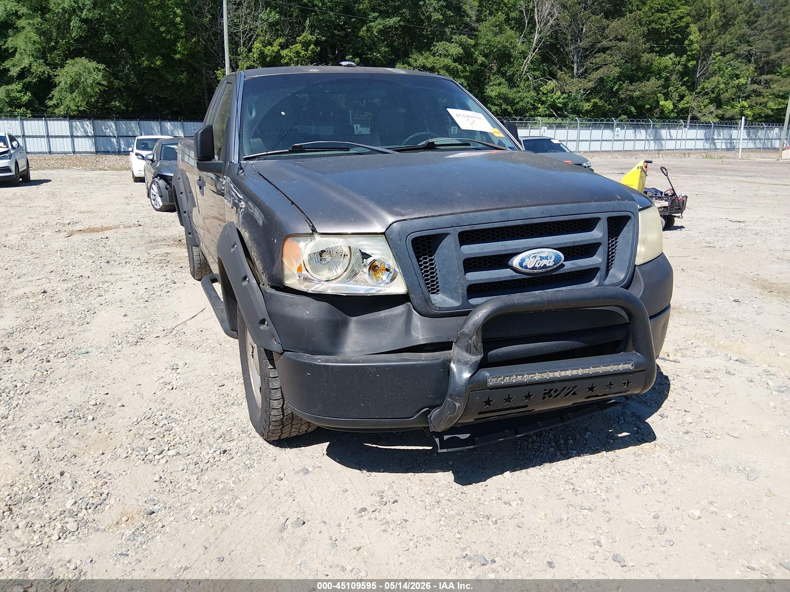 2008 Ford F-150 Stx/xl/xlt Gray vin: 1FTRF12238KE35394
