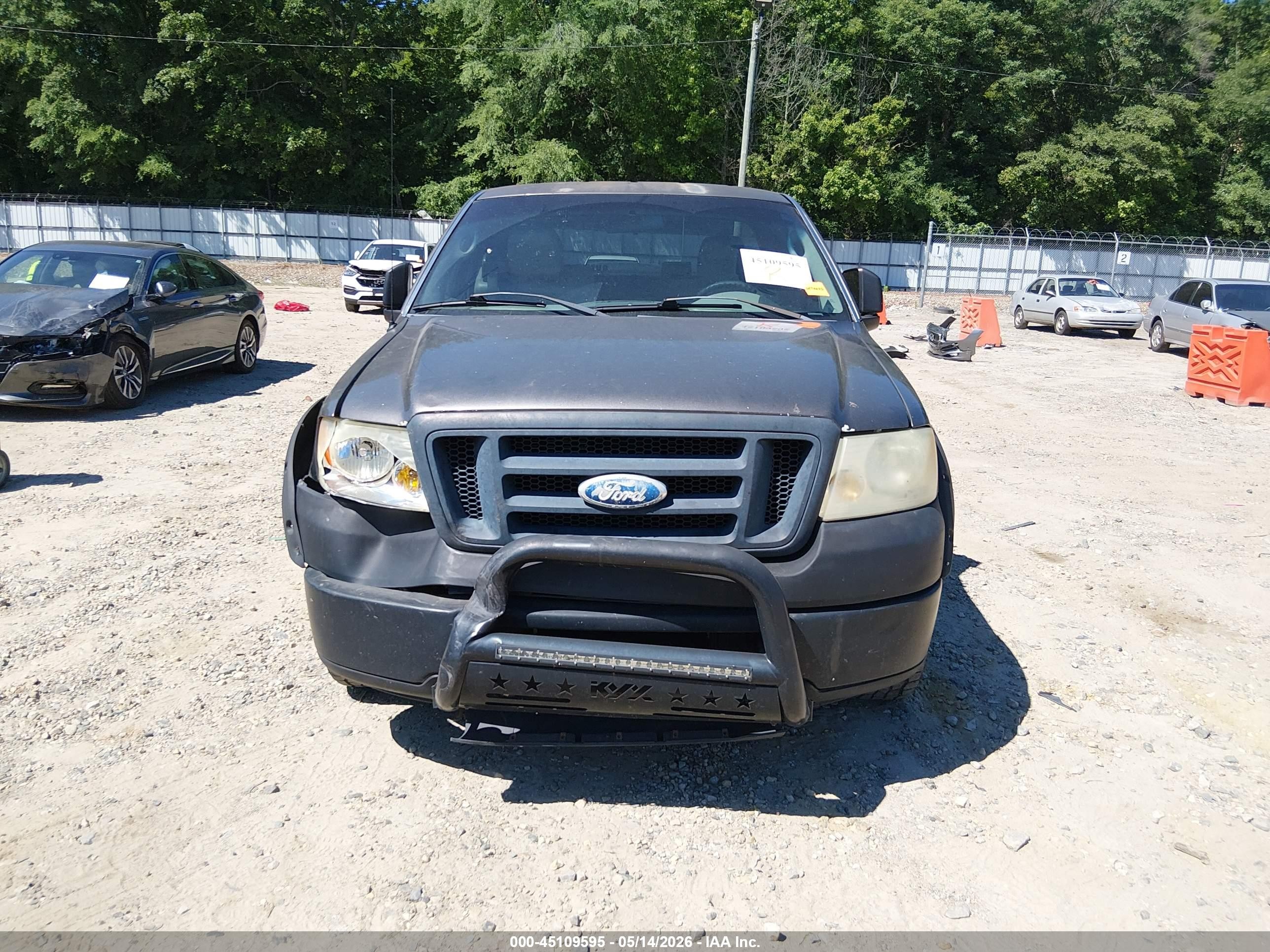 2008 Ford F-150 Stx/xl/xlt Gray vin: 1FTRF12238KE35394
