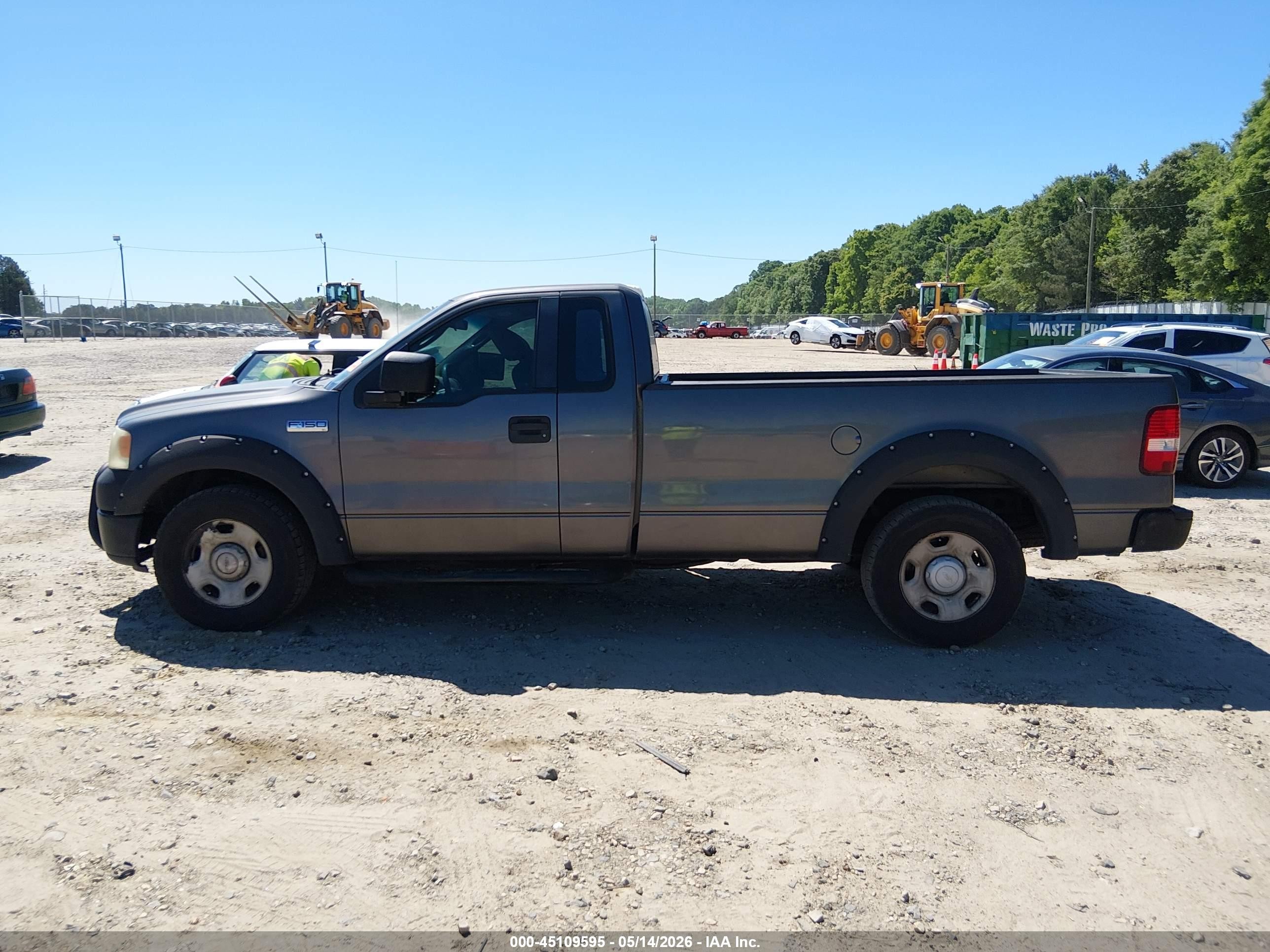 2008 Ford F-150 Stx/xl/xlt Gray vin: 1FTRF12238KE35394