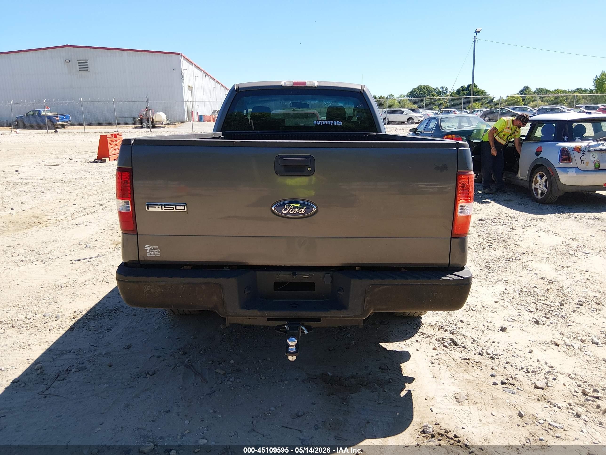 2008 Ford F-150 Stx/xl/xlt Gray vin: 1FTRF12238KE35394